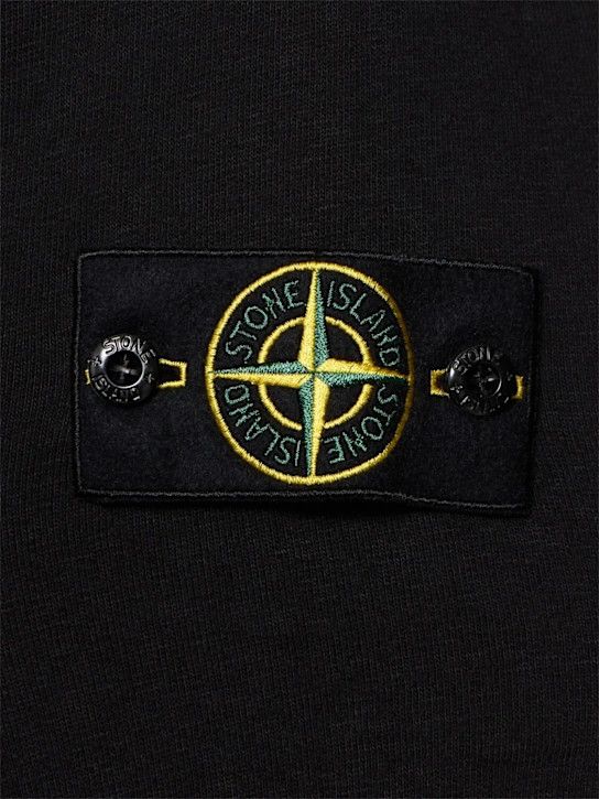Stone Island o1lsvrm0425 Cotton Logo Patch Hoodie in Black Size US XXL / EU 58 / 5 - 5 Thumbnail