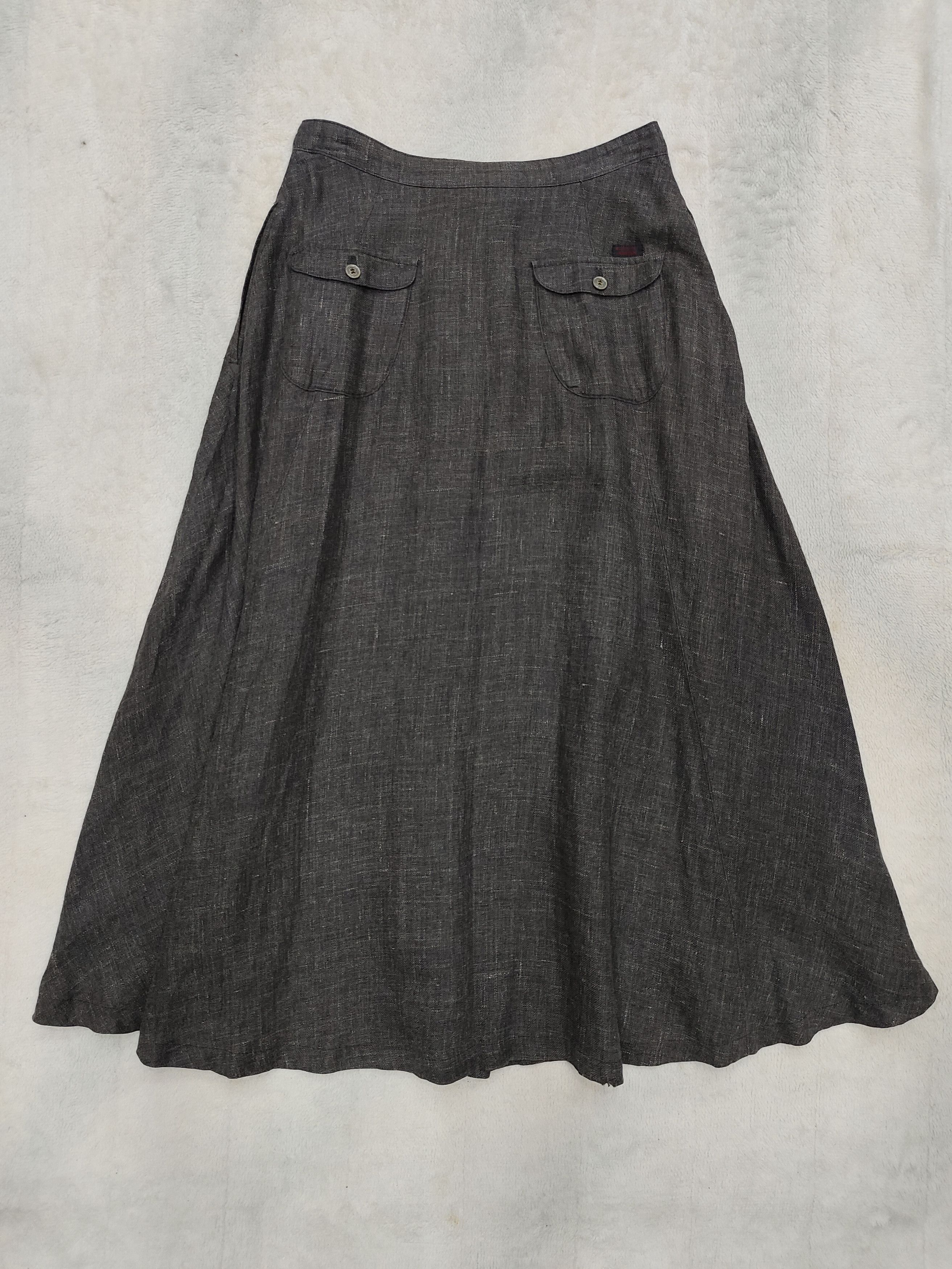 Mademoiselle Non Non 🇯🇵 Vtg Mademoiselle Non Non Flare Maxi Skirt Size 28" / US 6 / IT 42 - 6 Thumbnail