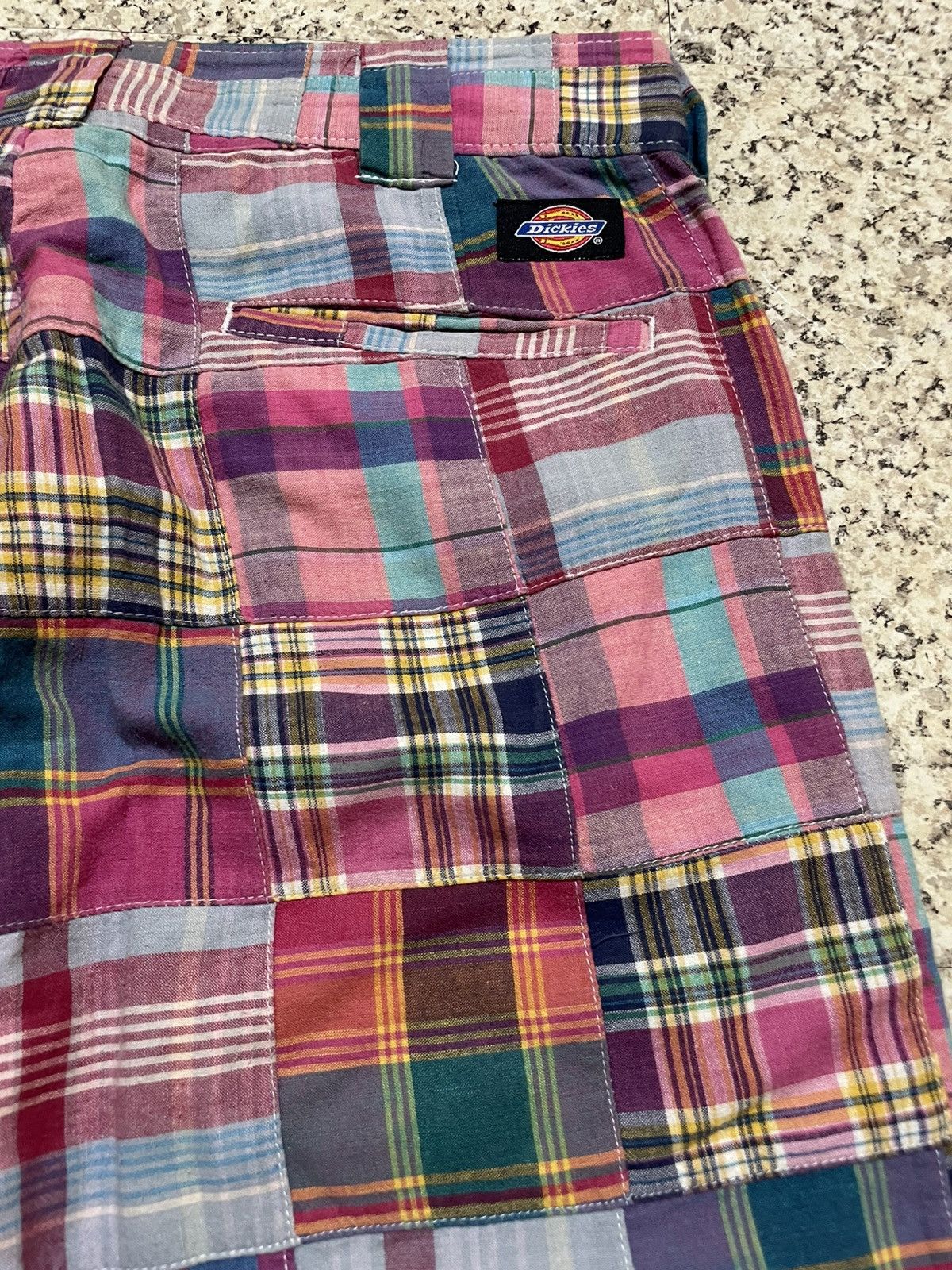 Beams Plus RARE BEAMS x Dickies Patchwork Madras Plaid Trousers Size US 30 / EU 46 - 15 Thumbnail