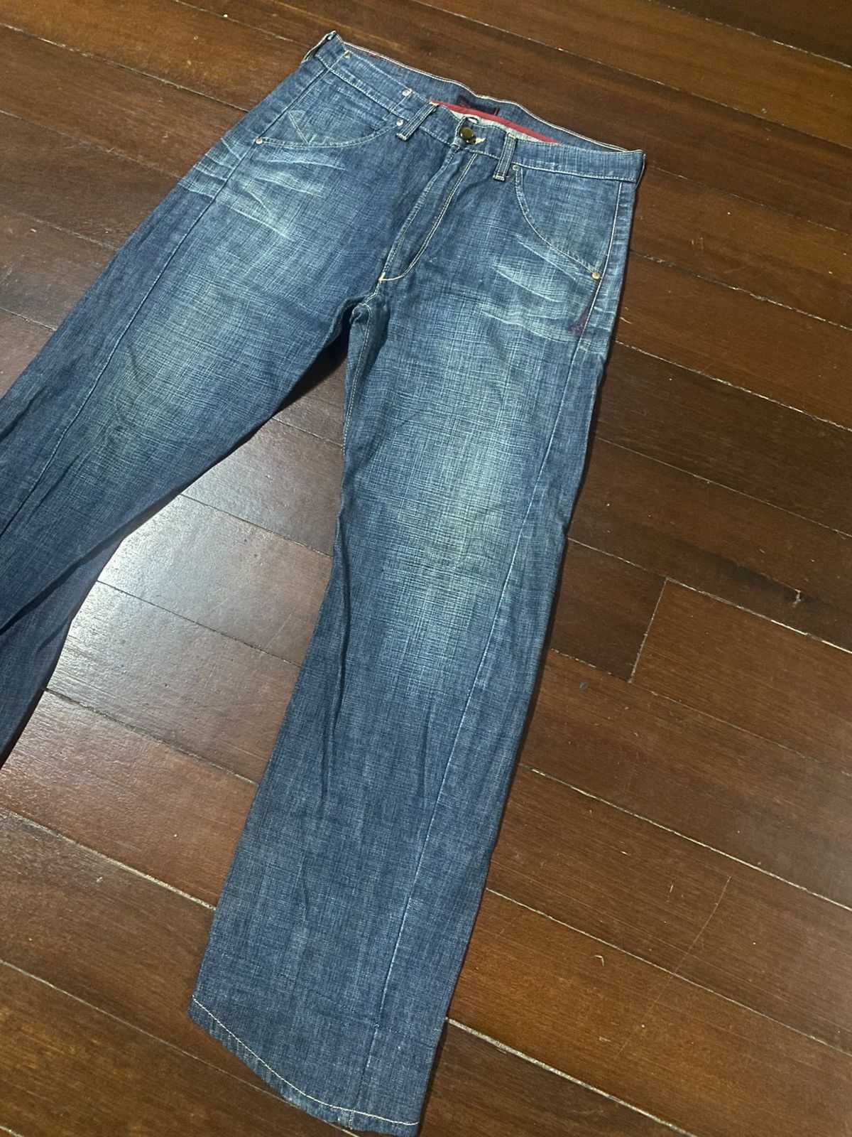 Levi's Vintage Levi’s engineer jeans red tab baggy wide led Size US 34 / EU 50 - 4 Thumbnail