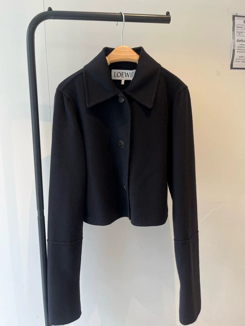 Loewe LOEWE Dark blue coat Size S / US 4 / IT 40 - 1 Thumbnail