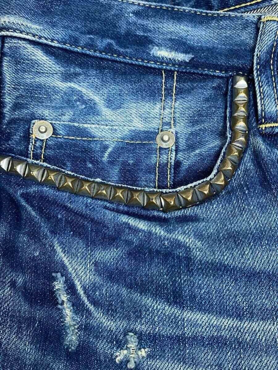 Hysteric Glamour Hysteric Woman Patchwork Print Denim Jeans Size US 29 - 4 Thumbnail