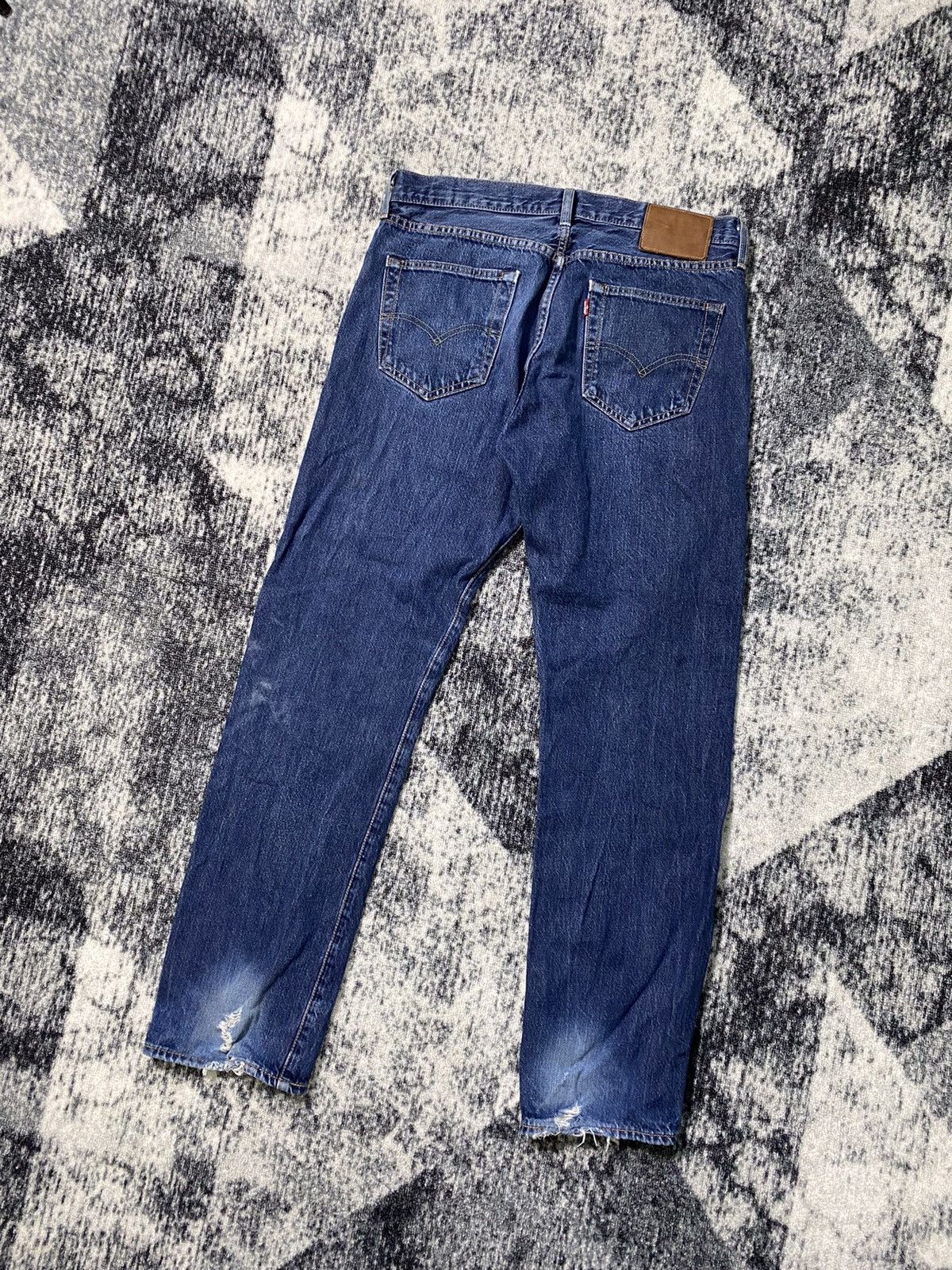 Levi's Vintage Levi’s 501 Premium Denim Jeans Distressed Y2K 90s Size US 32 / EU 48 - 1 Thumbnail