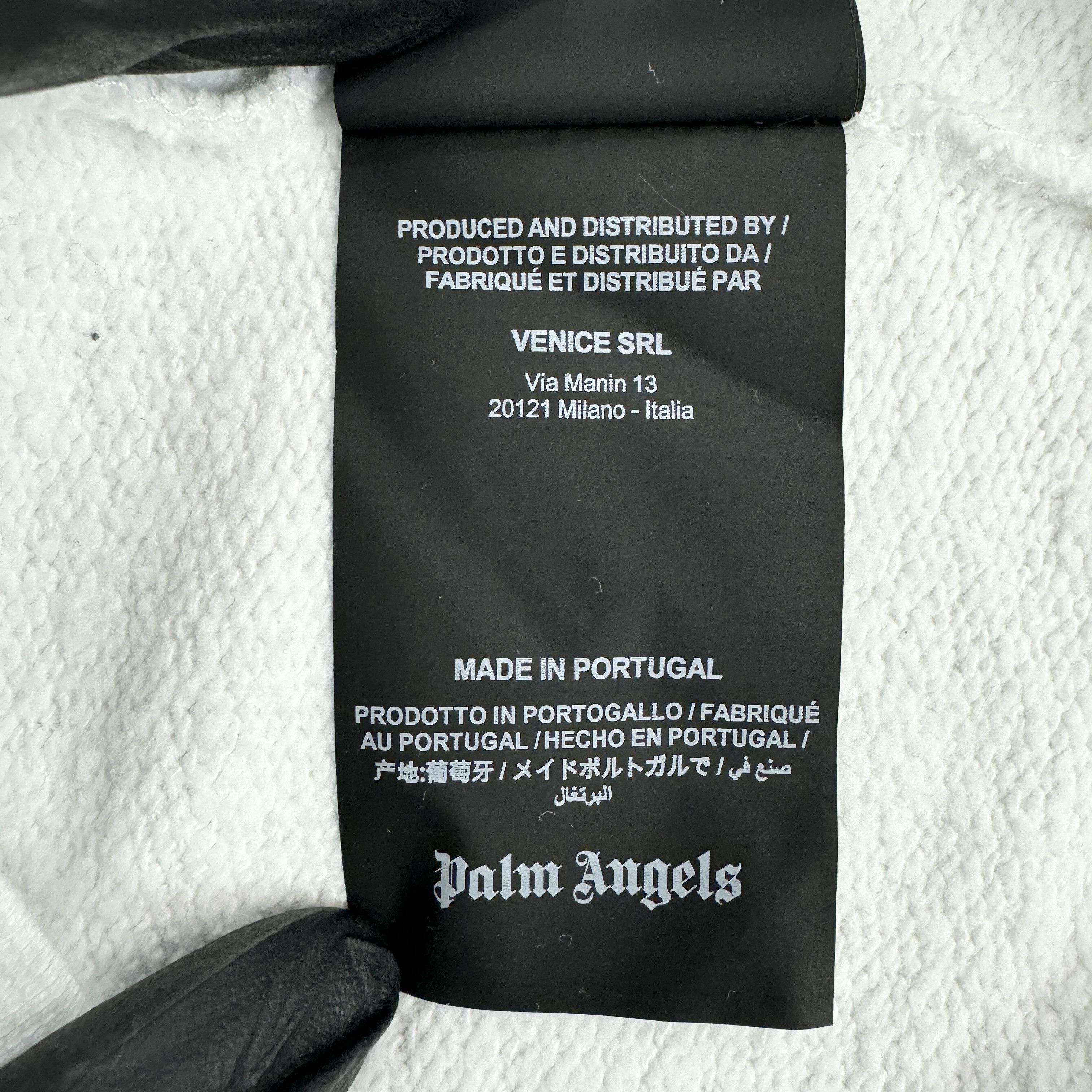 Palm Angels Palm Angels London Sprayed Sweatshirt In White RRP £260 Size US S / EU 44-46 / 1 - 5 Thumbnail