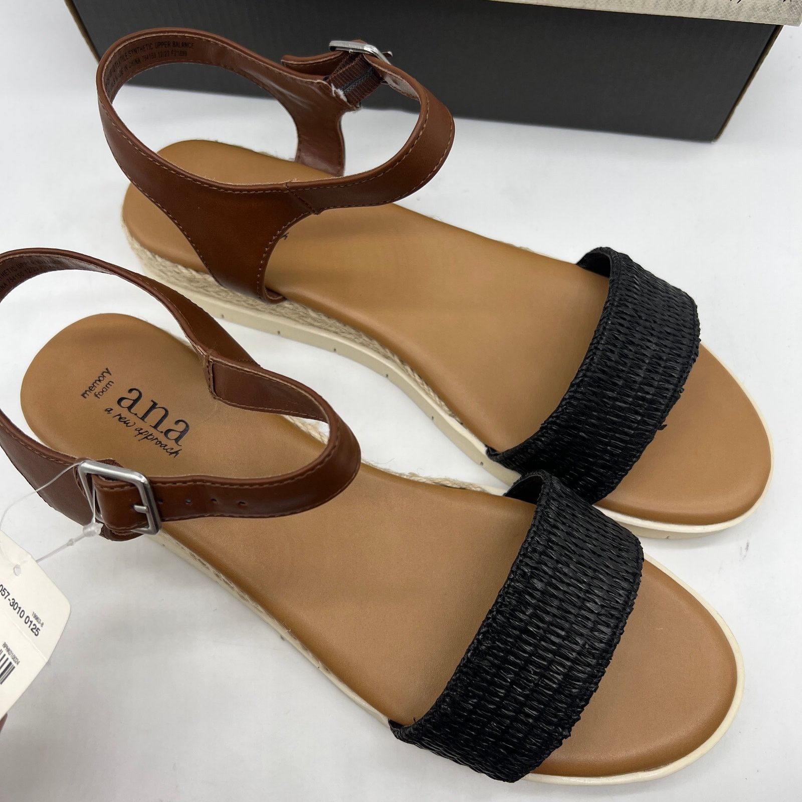 Other a.n.a Liah Women's Sandals Flat Ankle Strap Size US 11 / IT 41 - 6 Thumbnail