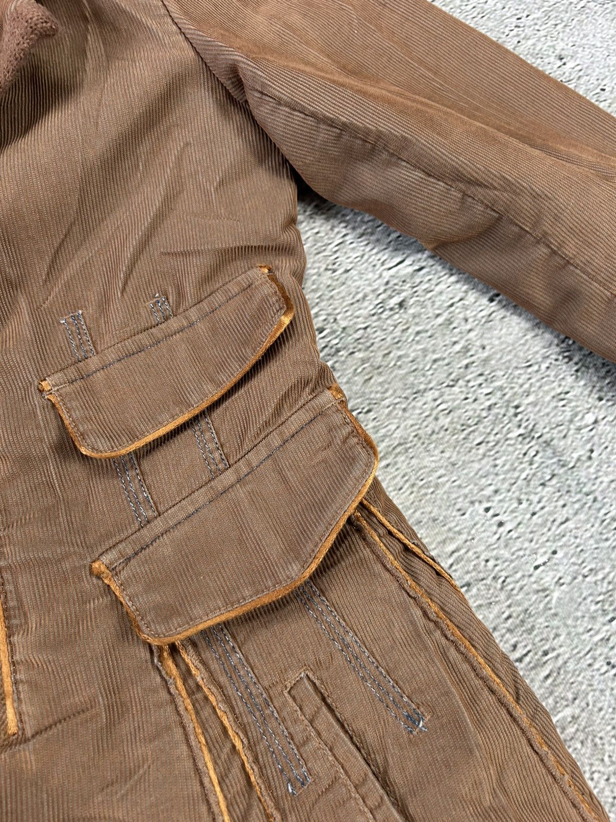 Marithe + Francois Girbaud Marithe Francois Girbaud Vintage coat brown corduroy Size M / US 6-8 / IT 42-44 - 9 Thumbnail