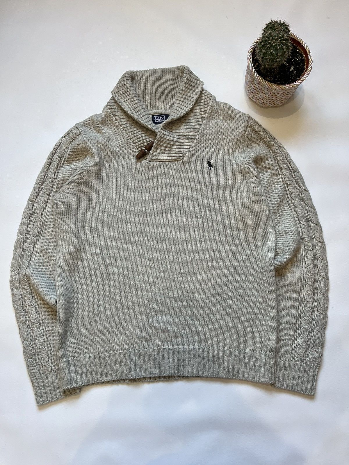 Polo Ralph Lauren Vintage Polo Ralph Lauren Knitted Sweater Size US L / EU 52-54 / 3 - 1 Thumbnail