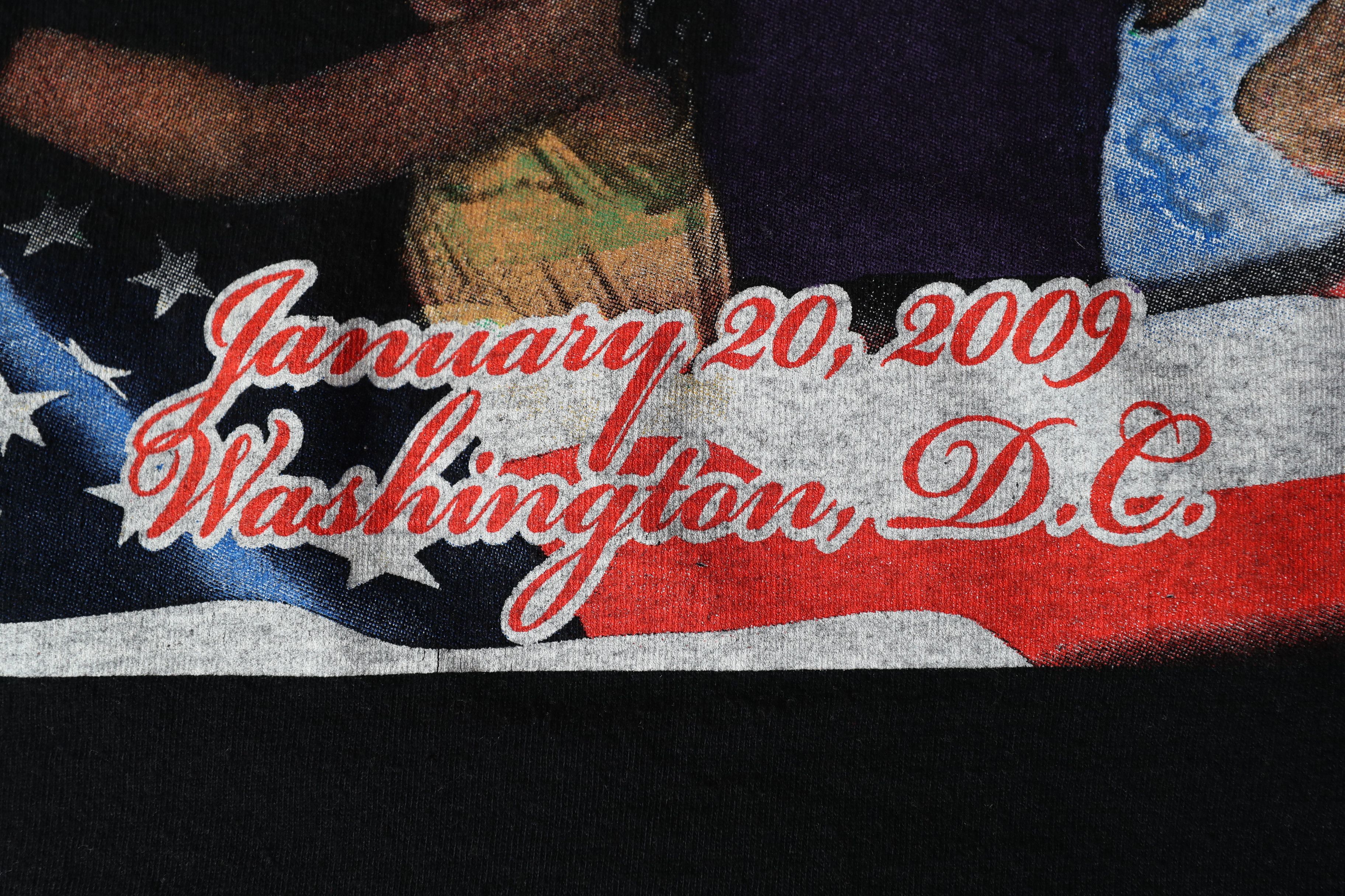 Vintage Obama First Family Presidential Inauguration 2009 Tee (XL) Size US XL / EU 56 / 4 - 6 Thumbnail