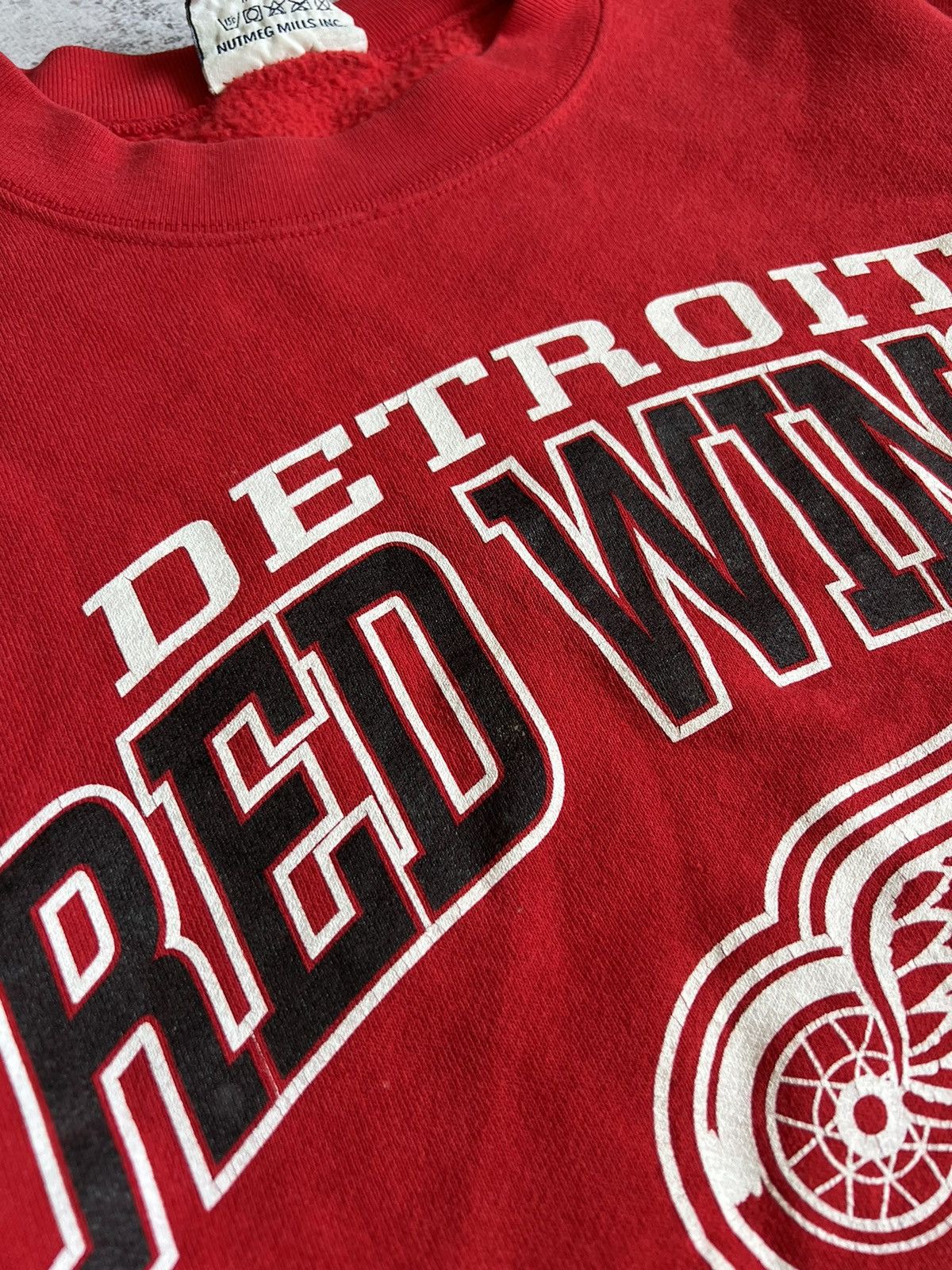 Lee Vintage Detroit Red Wings Crewneck Sweatshirt NHL Medium Size US M / EU 48-50 / 2 - 6 Thumbnail