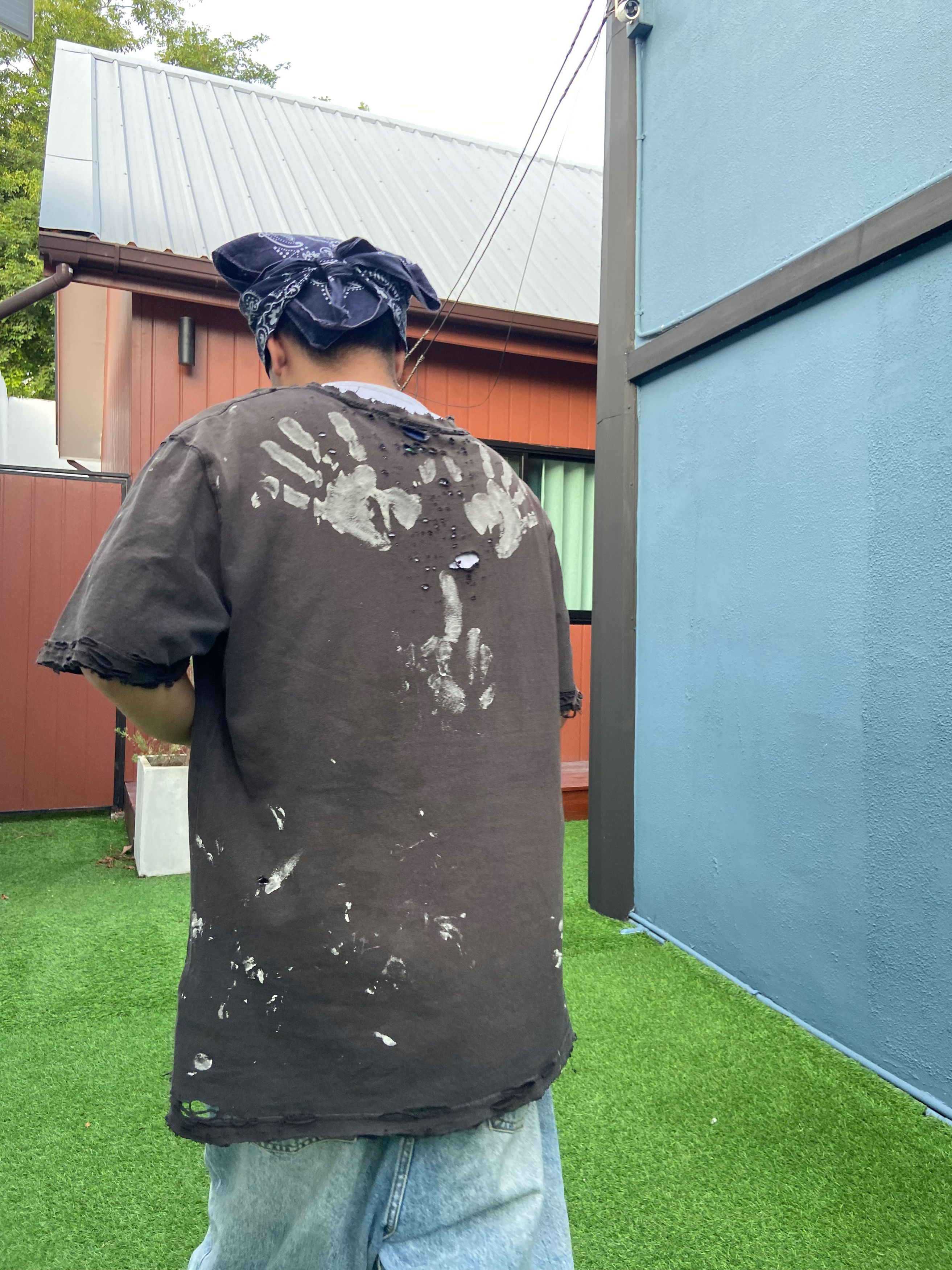 Carhartt × Vintage Carhartt T-Shirt Sun Fade Thrashed Distressed Pocket Size US L / EU 52-54 / 3 - 10 Thumbnail