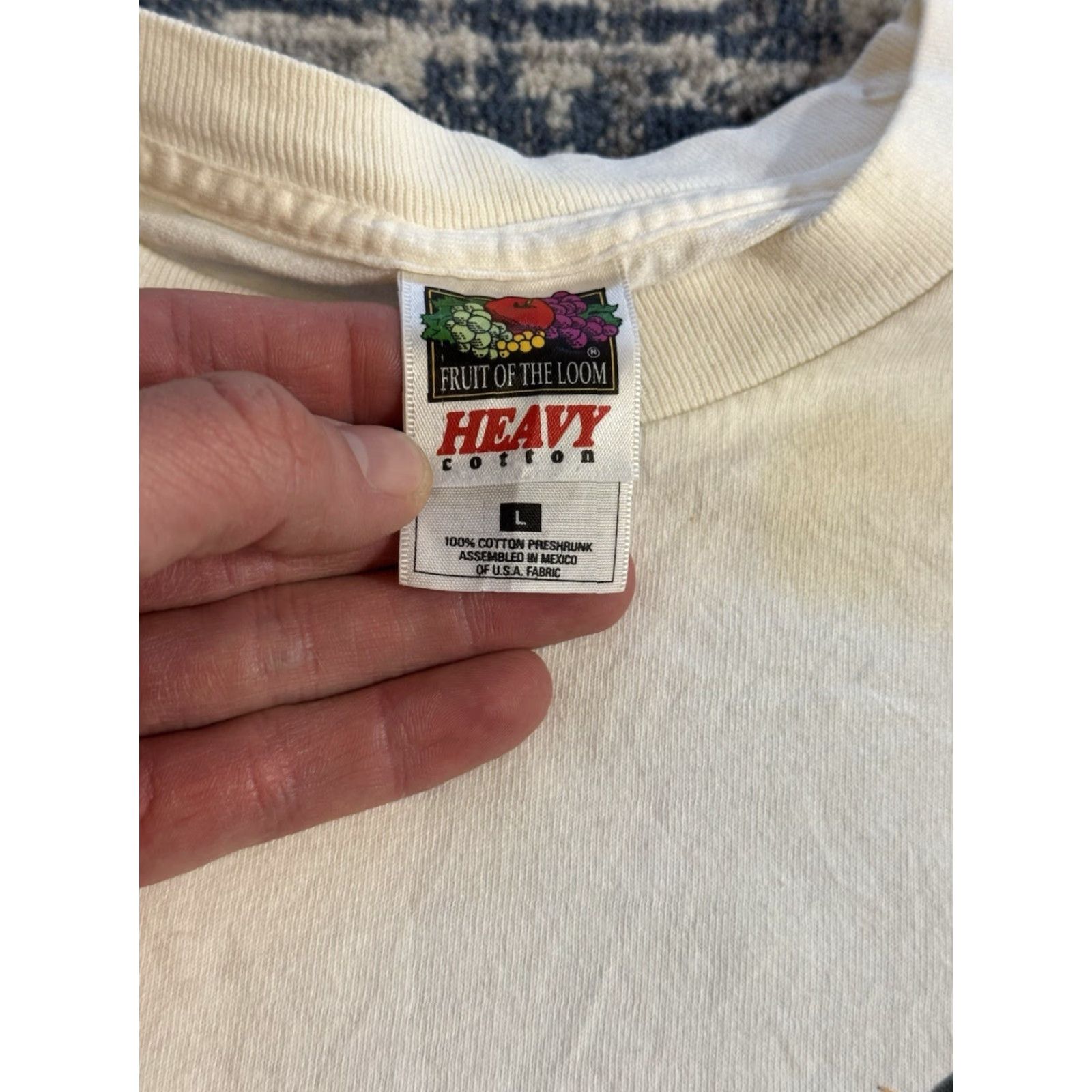 Fruit Of The Loom VINTAGE Lifeway FUGE Cams Face To Face With Christ Tour T Shirt L Jesus Tee Mens 90s Band Punk Rock White Cotton Short Sleeve Crew Neck Graphic Print Size US L / EU 52-54 / 3 - 5 Thumbnail