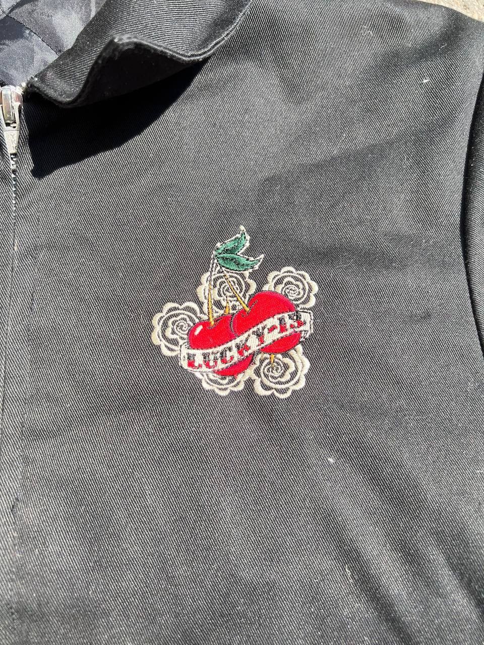 Japanese Brand × Vintage Vintage Y2K Lucky 13 Skater Rap Embroidered Bomber Size US L / EU 52-54 / 3 - 8 Thumbnail
