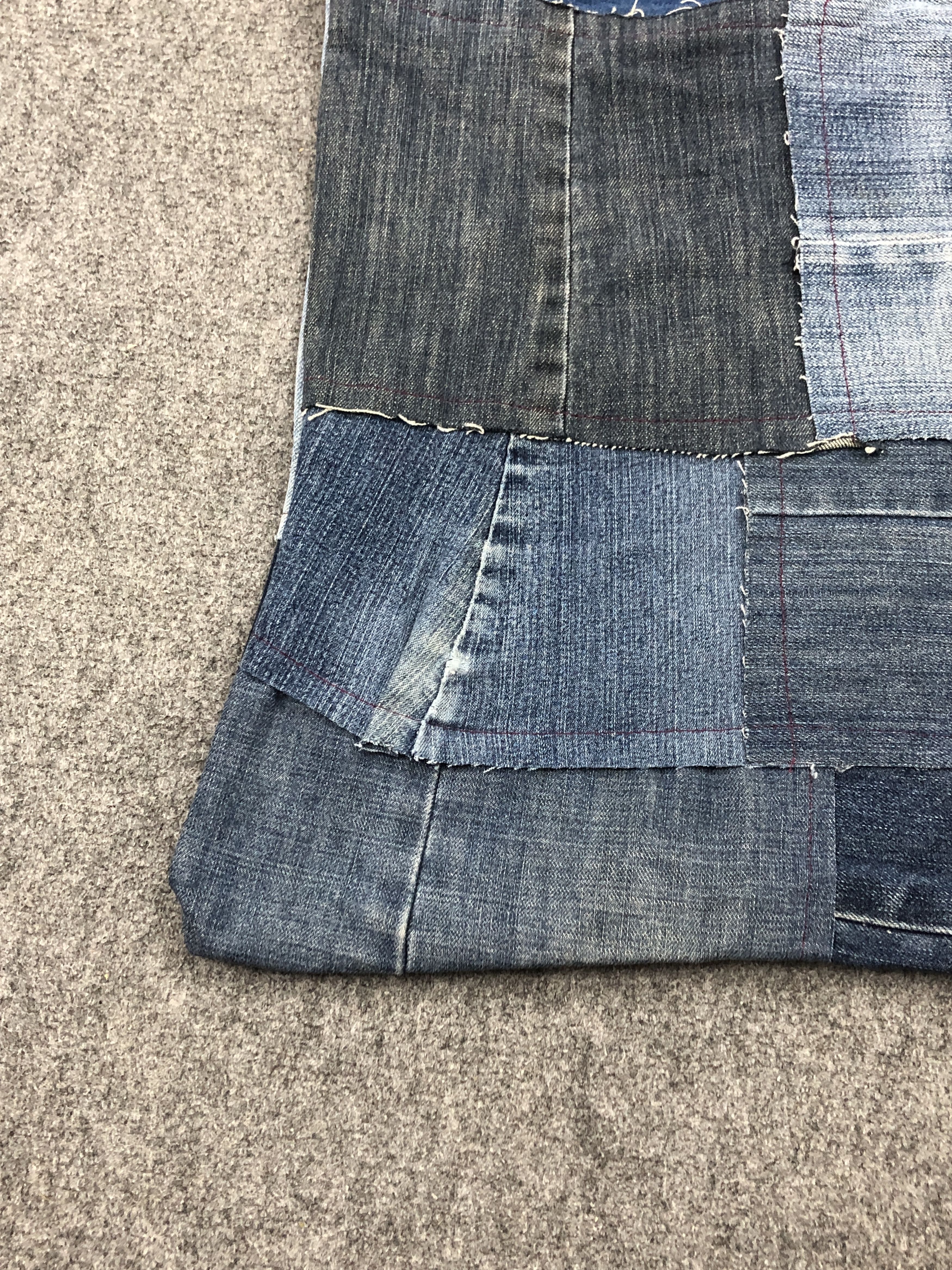Japanese Brand Vintage Custom Made Jeans Totebag BG0156 Size ONE SIZE - 3 Thumbnail