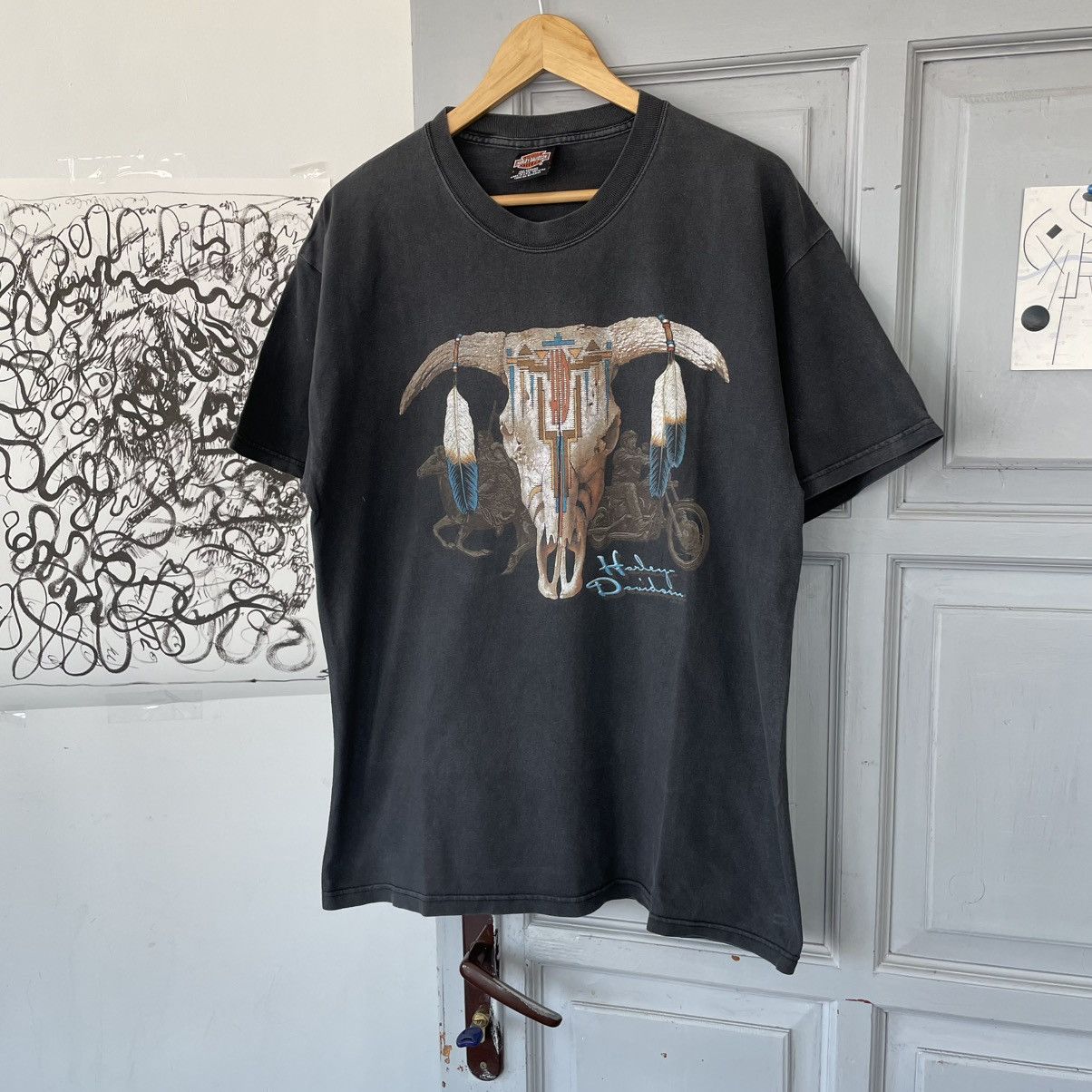 Harley Davidson × Vintage Vintage 90’s Harley Davidson Suburban Chicago T-shirt Size US L / EU 52-54 / 3 - 2 Thumbnail
