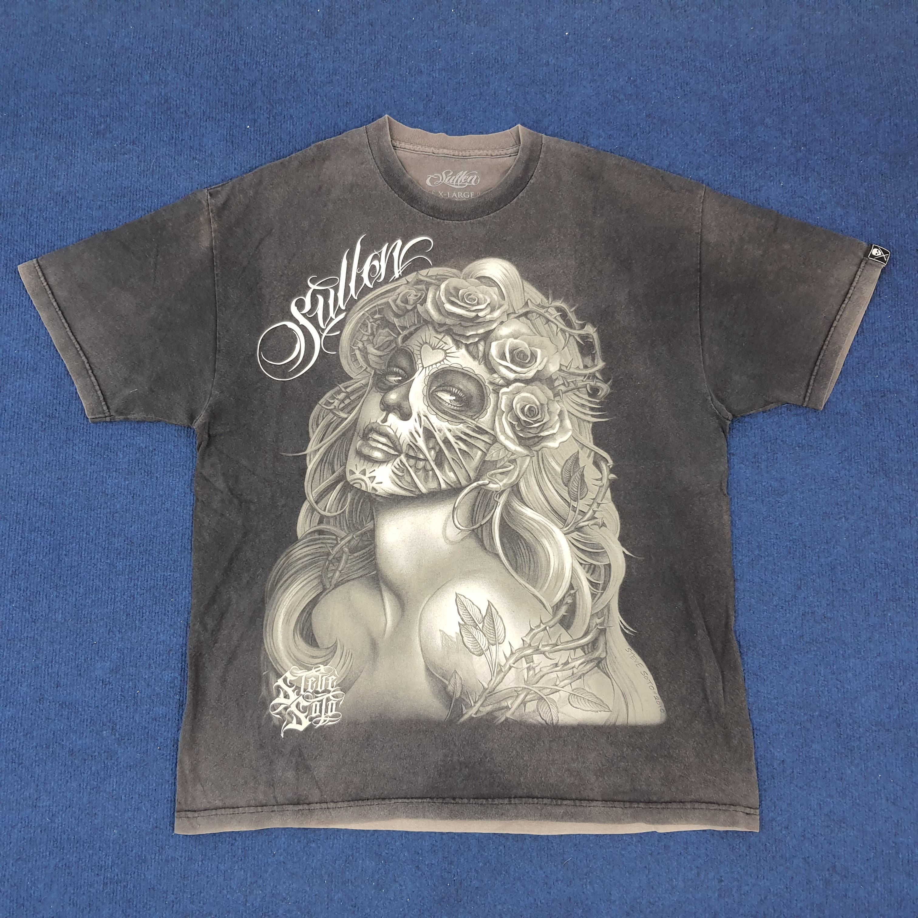 Vintage Vintage SULLEN ART American Japanese Fashion Style T-Shirt Size US XL / EU 56 / 4 - 1 Thumbnail