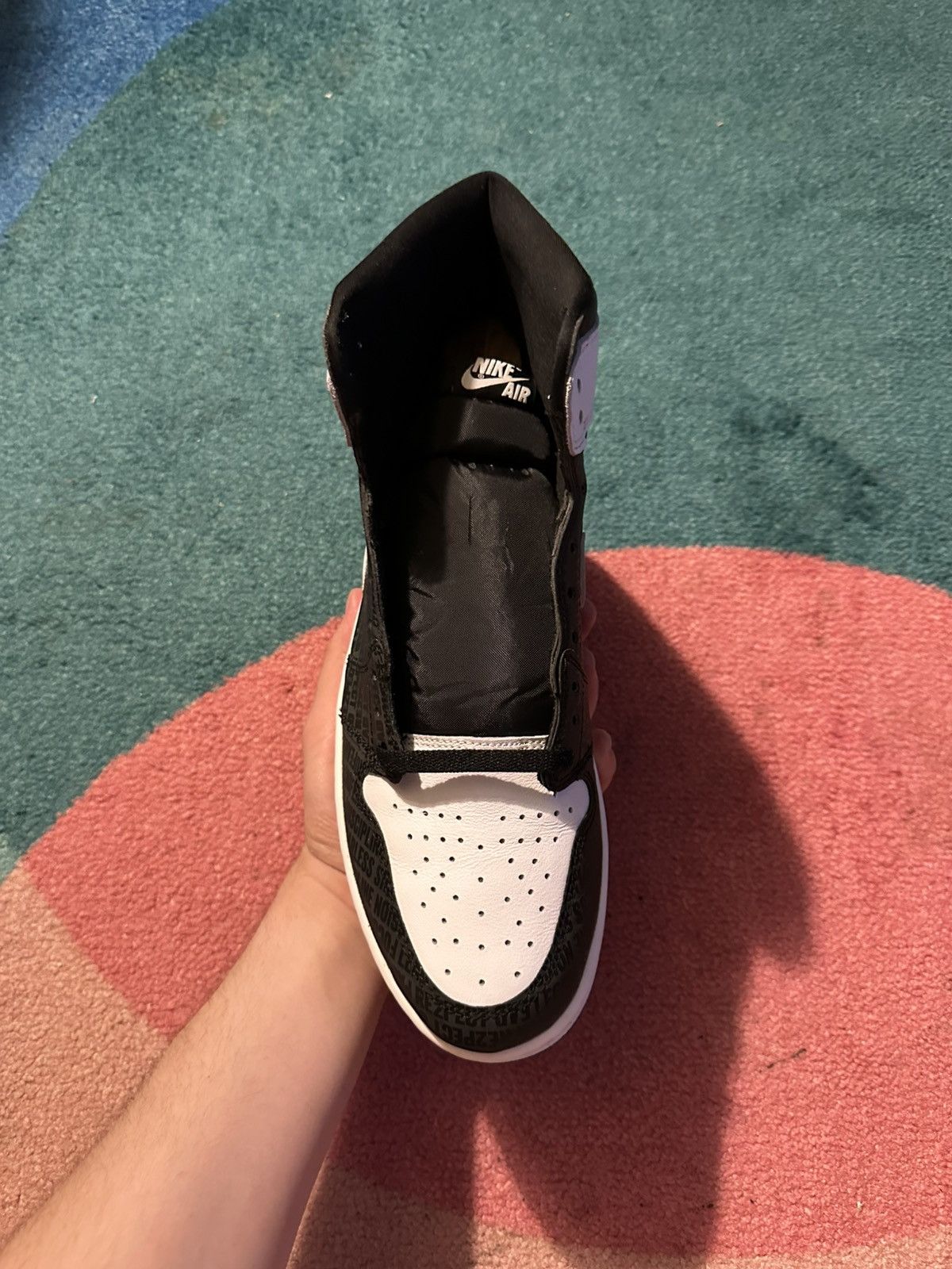 Jordan Brand Air Jordan 1 Retro High RE2PECT (Derek Jeter) Size US 11.5 / EU 44-45 - 3 Thumbnail