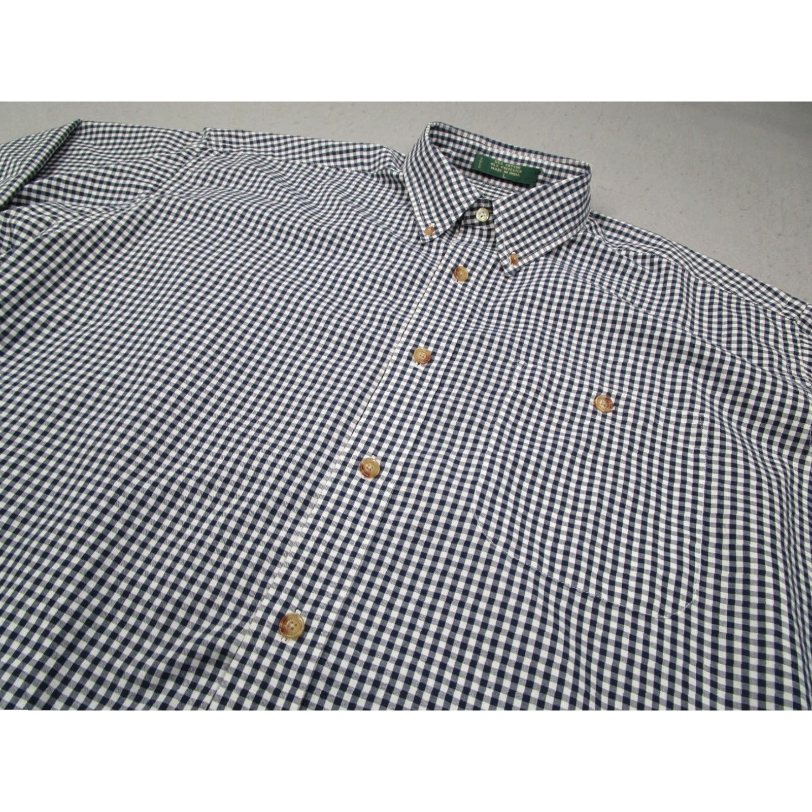 Orvis Vintage Orvis Shirt Men Large Blue Check Button Up Casual Outdoor Fish Hike Y2K Men Size US L / EU 52-54 / 3 - 2 Thumbnail