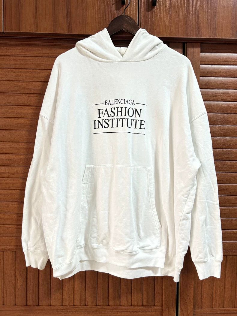 Balenciaga Solid color long sleeve logo printed sweater