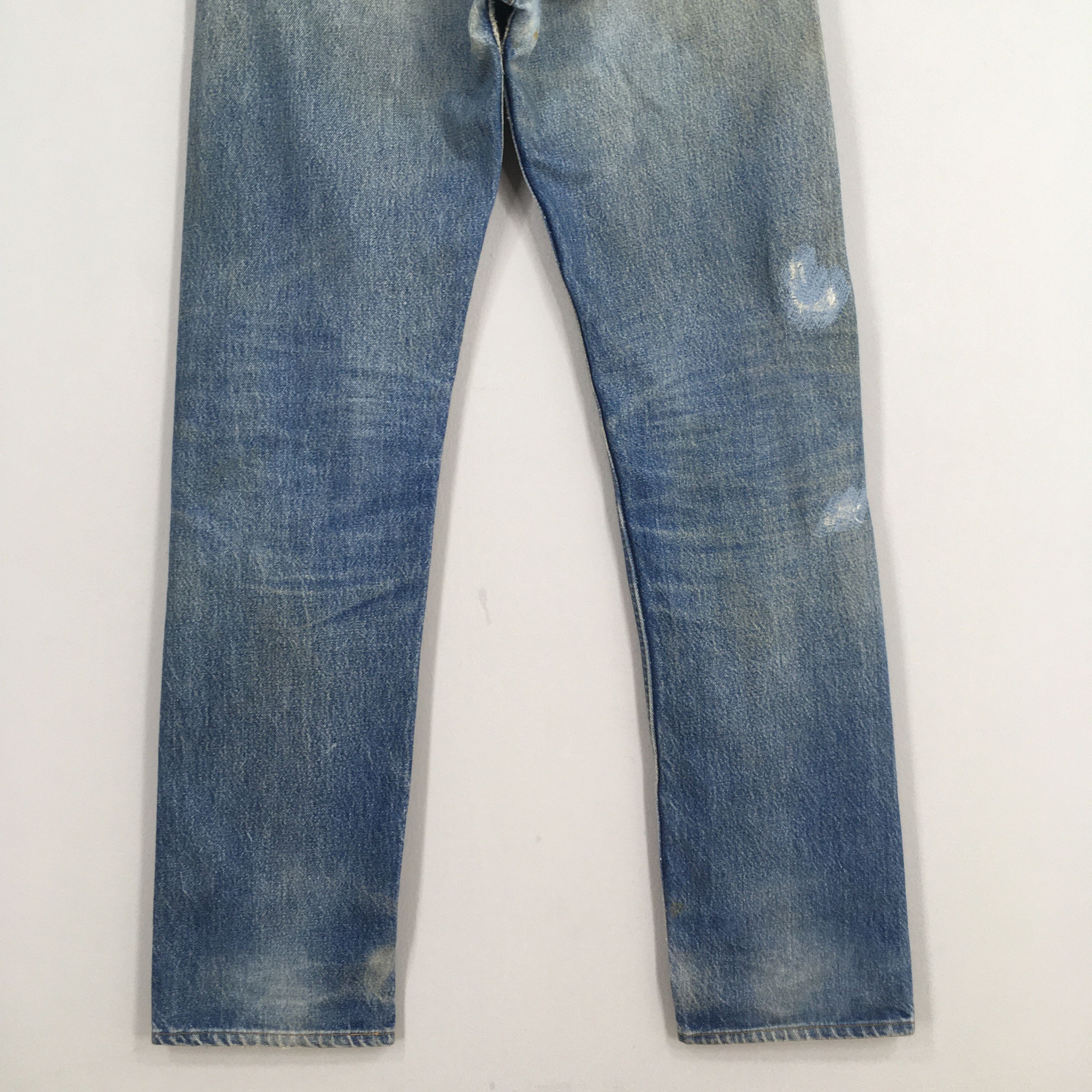 Levi's Size 29x33 Vintage 80s Levi's 501 Faded Blue Jeans S930 Size US 29 - 10 Thumbnail