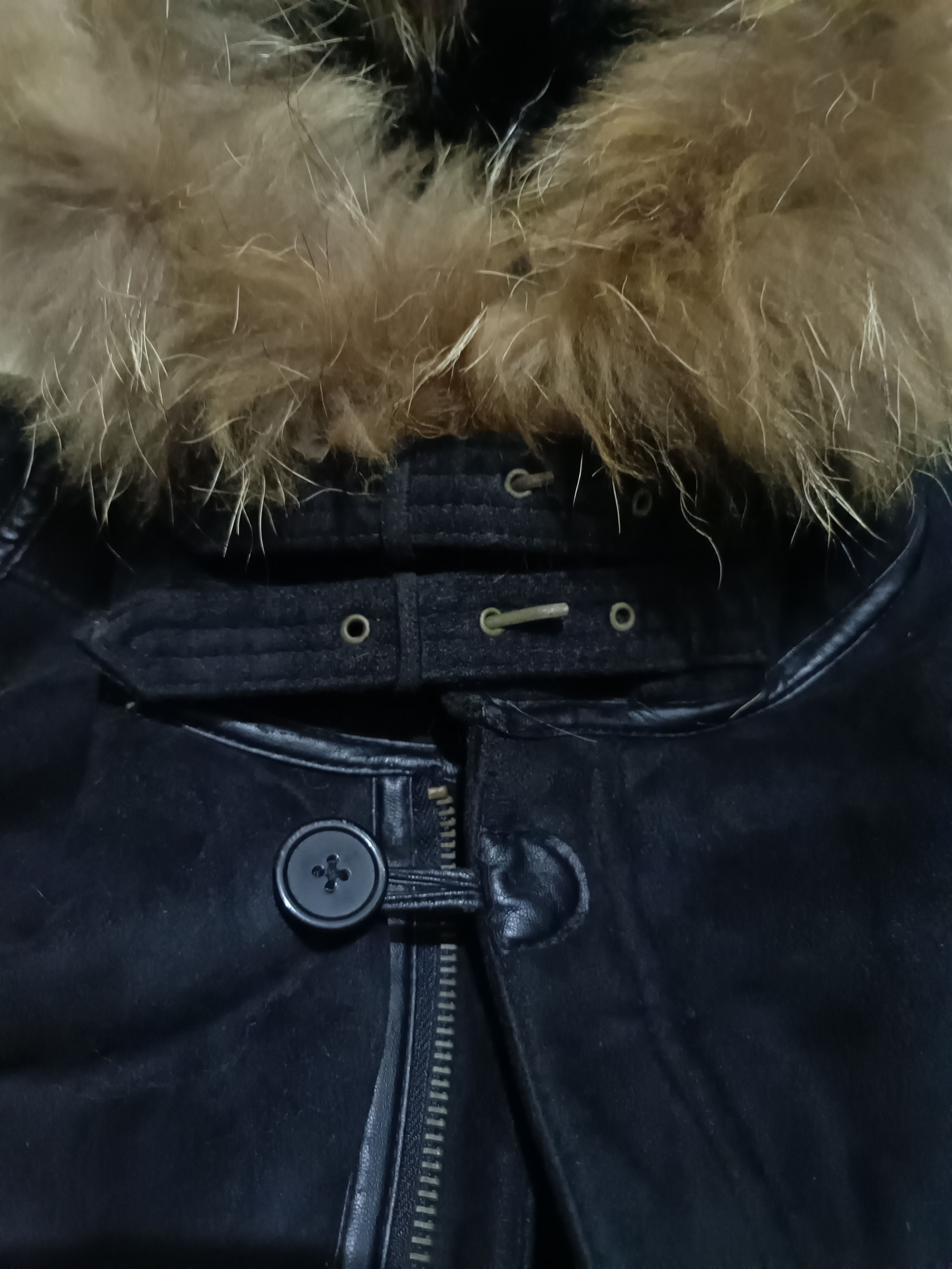 14th Addiction Mod Blistered Suede White Fur Jacket Size US L / EU 52-54 / 3 - 11 Thumbnail