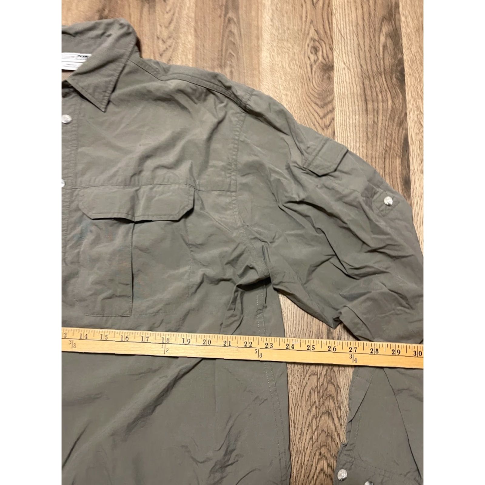 Vintage REI Shirt Men's Size Large Green Long Sleeve Button Up Chest Pockets Size US L / EU 52-54 / 3 - 6 Thumbnail