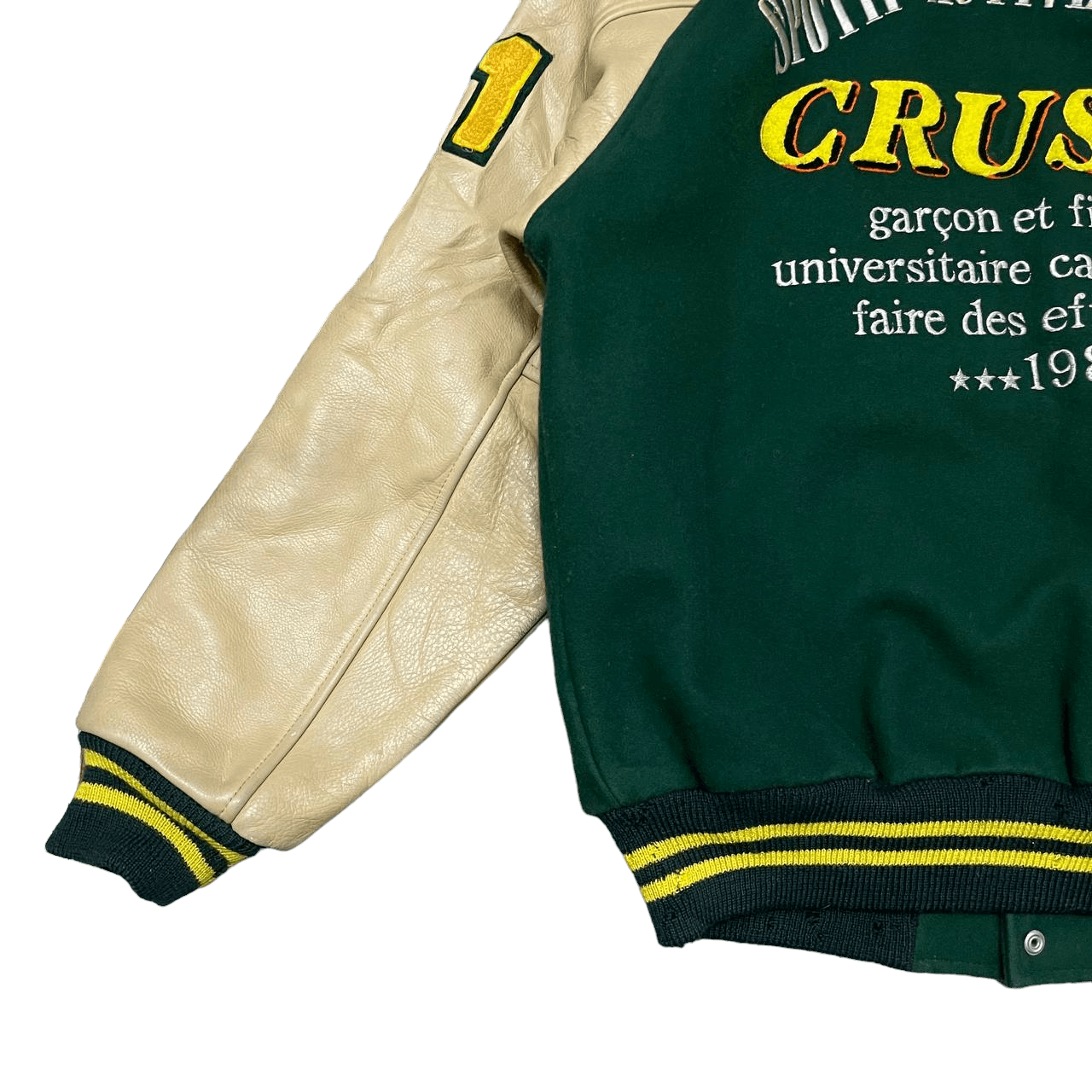 Japanese Brand Vintage 1985 Herox Tokyo Japan Crush Varsity Jacket Size US L / EU 52-54 / 3 - 3 Thumbnail