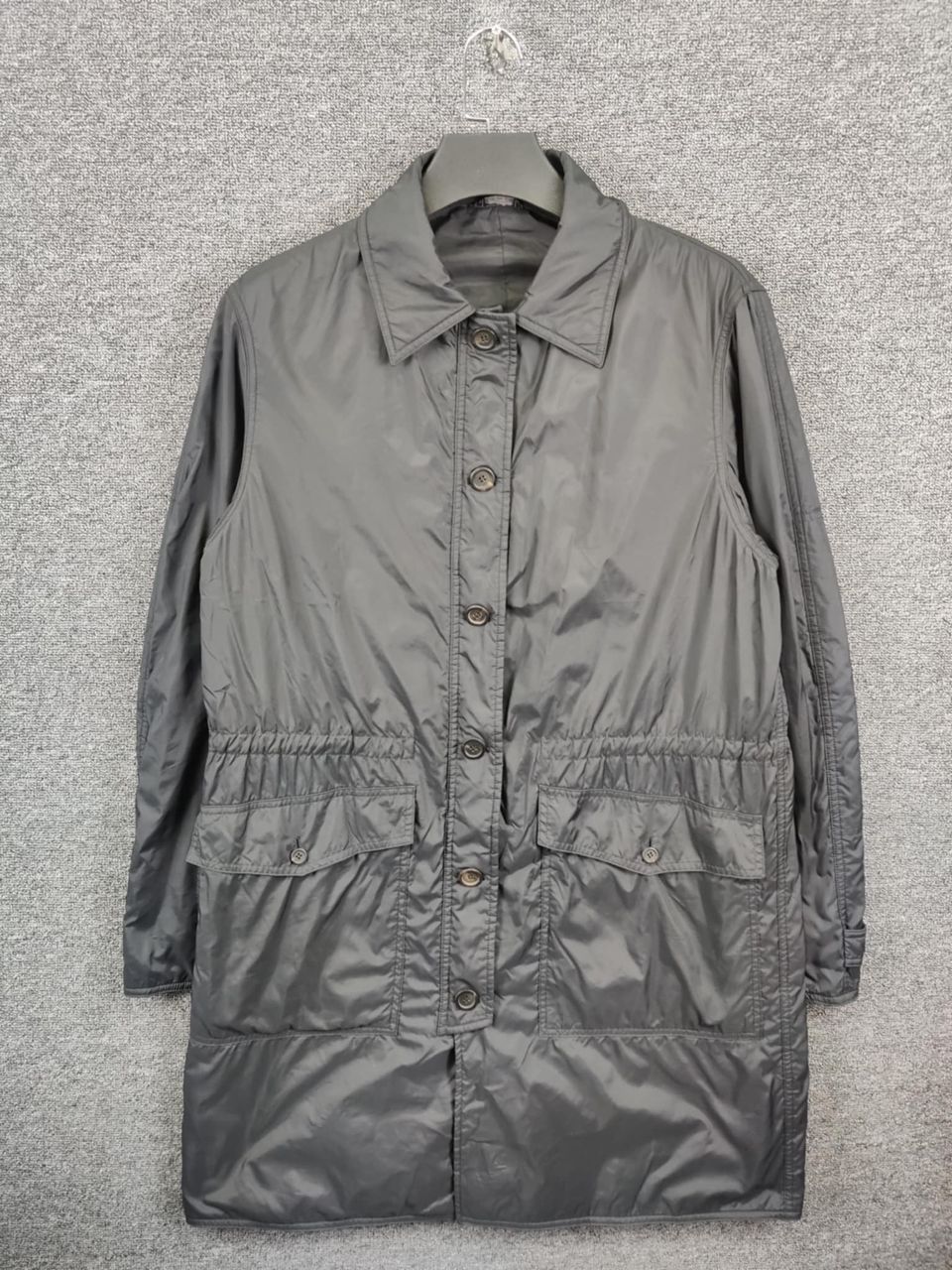 Versace Vintage Gianni Versace Nylon Trench Coat Jacket Size US L / EU 52-54 / 3 - 1 Thumbnail