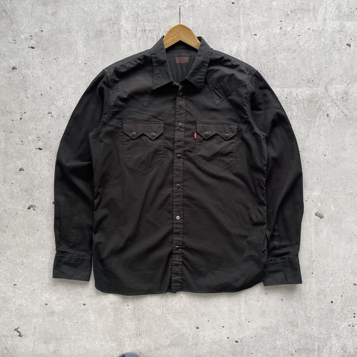 Levi's Vintage Clothing × Vintage Vintage Avantgarde Levi’s Archive Shirt Button Up Size XL Size US XL / EU 56 / 4 - 1 Thumbnail