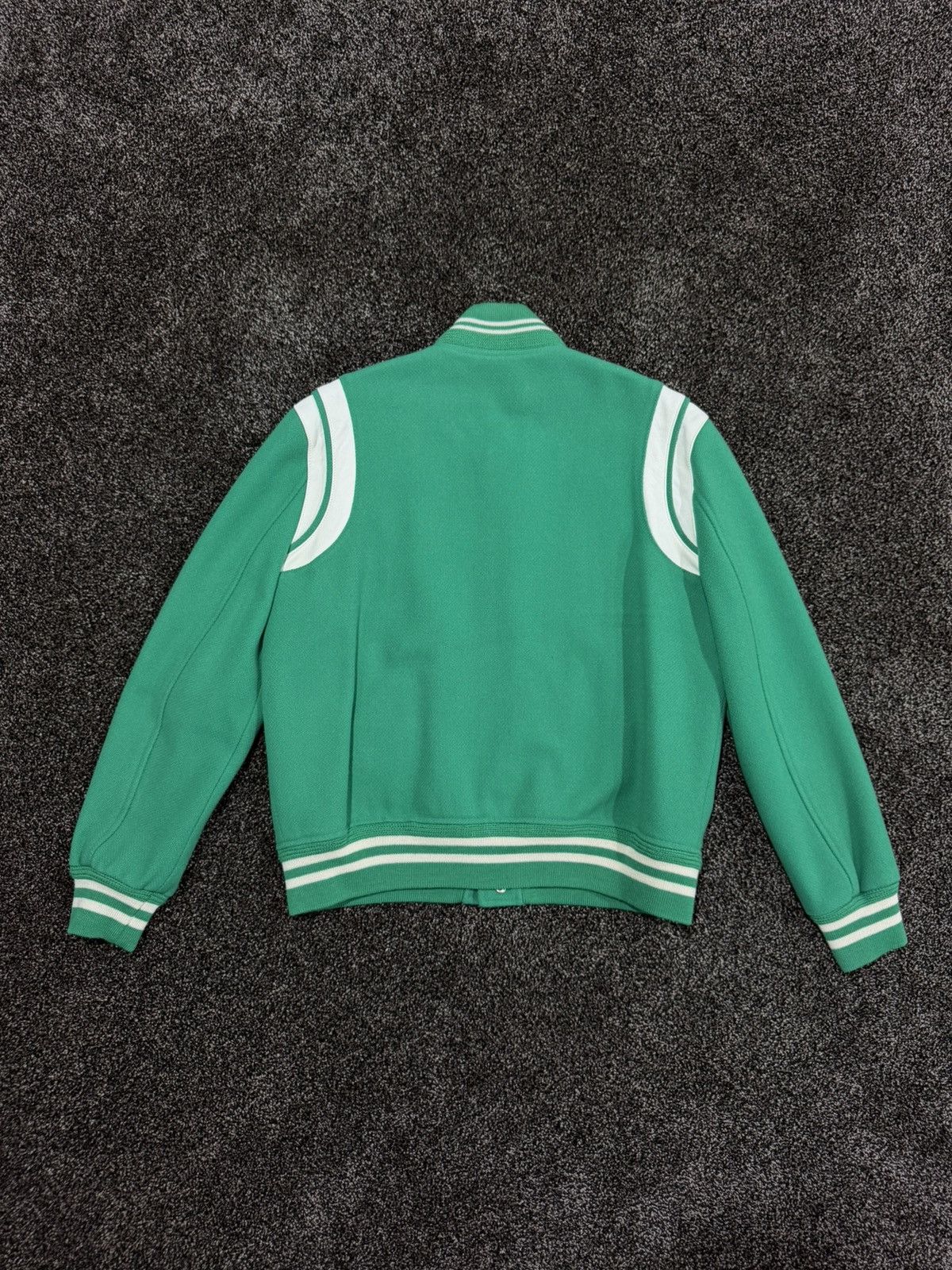 Saint Laurent Paris Saint Laurent Paris x Hedi 2016 Teddy Varsity Green Jacket Size US L / EU 52-54 / 3 - 12 Thumbnail