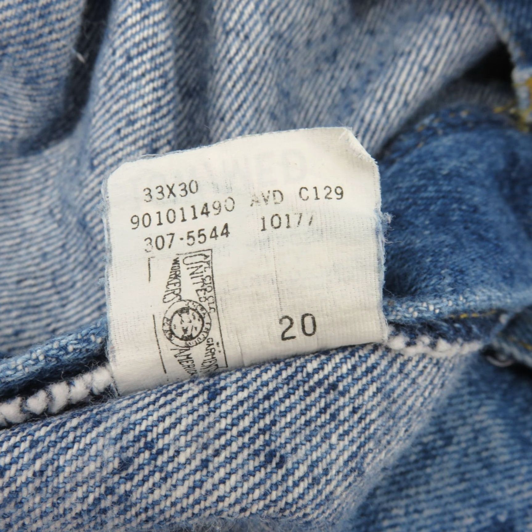 Lee VTG Lee Women Jeans 16 Blue Denim All Cotton Union Made USA Pockets High Rise Size 38" / US 16 / IT 52 - 6 Thumbnail