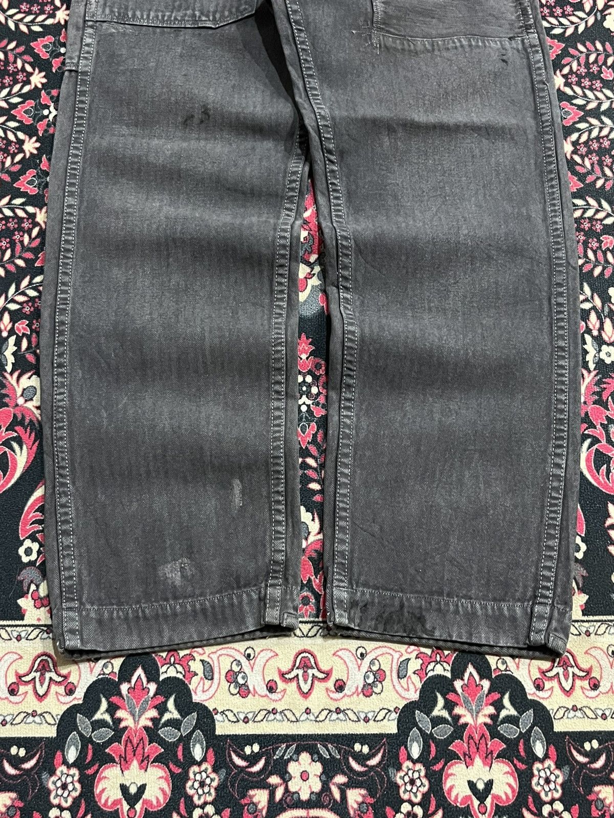 Carhartt Vintage Japan RNA Inc. Grey Carpenter Distressed Pocket Pant Size US 28 / EU 44 - 10 Thumbnail