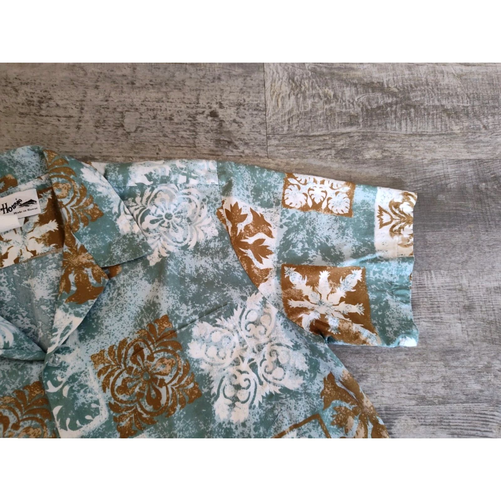 Vintage VINTAGE Howie Hawaiian Shirt Men L Abstract Button-Up Short Sleeve Beach Travel USA Made Size US L / EU 52-54 / 3 - 5 Thumbnail