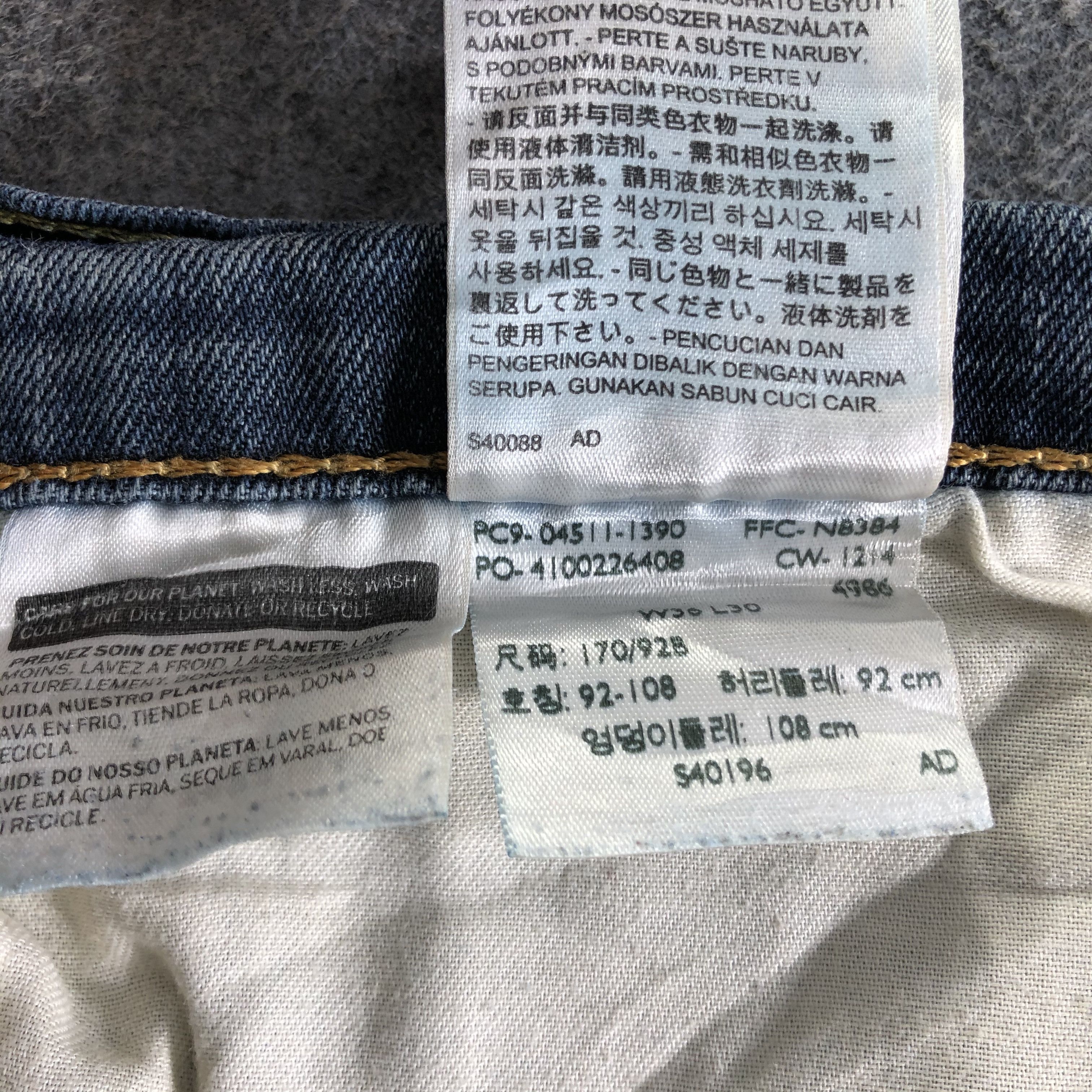 Levi's Vintage Levis 511 Jeans-J3409 Size US 36 / EU 52 - 10 Thumbnail