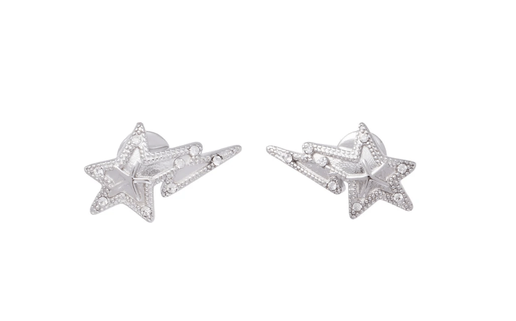 Bape Ape Bape Earrings BAPY STA STUDS silver 925 Size ONE SIZE - 1 Thumbnail