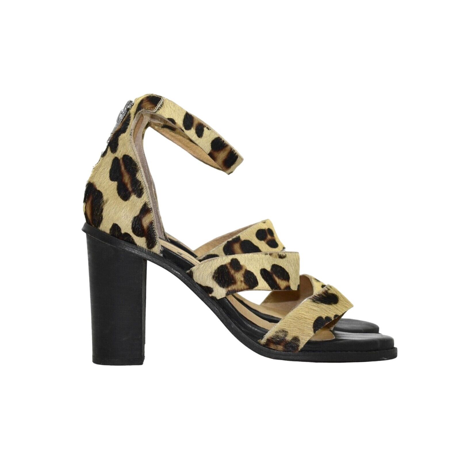 Free People FREE PEOPLE Leopard Print Hair Ankle Strap Sandals Size 40 Size US 10 / IT 40 - 2 Thumbnail