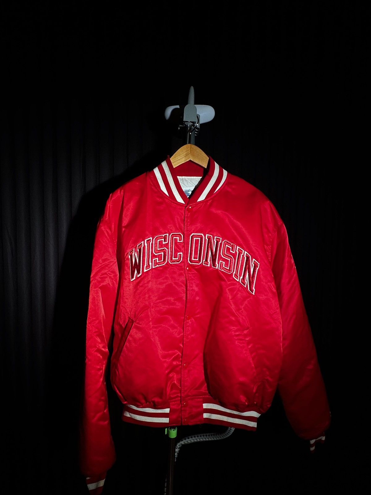 image of Wisconsin Red Starter Jacket Big 10, Men's (Size 2XL)