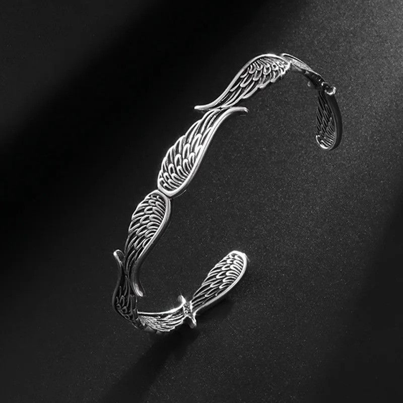 Jewelry Retro Angel Wings Bracelet Size ONE SIZE - 2 Thumbnail