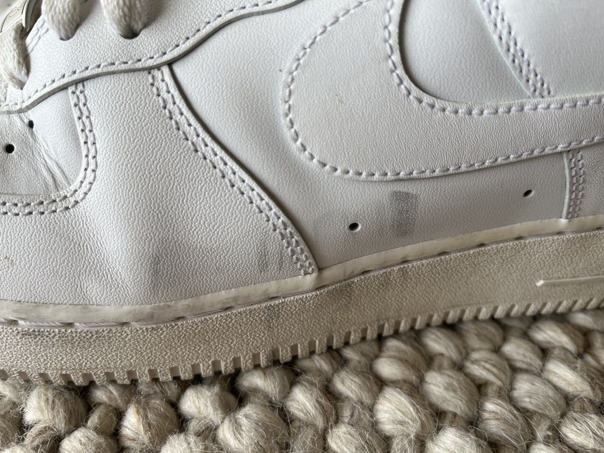 Nike All white Nike Air Force 1 low top sneakers Size US 10 / EU 43 - 3 Thumbnail