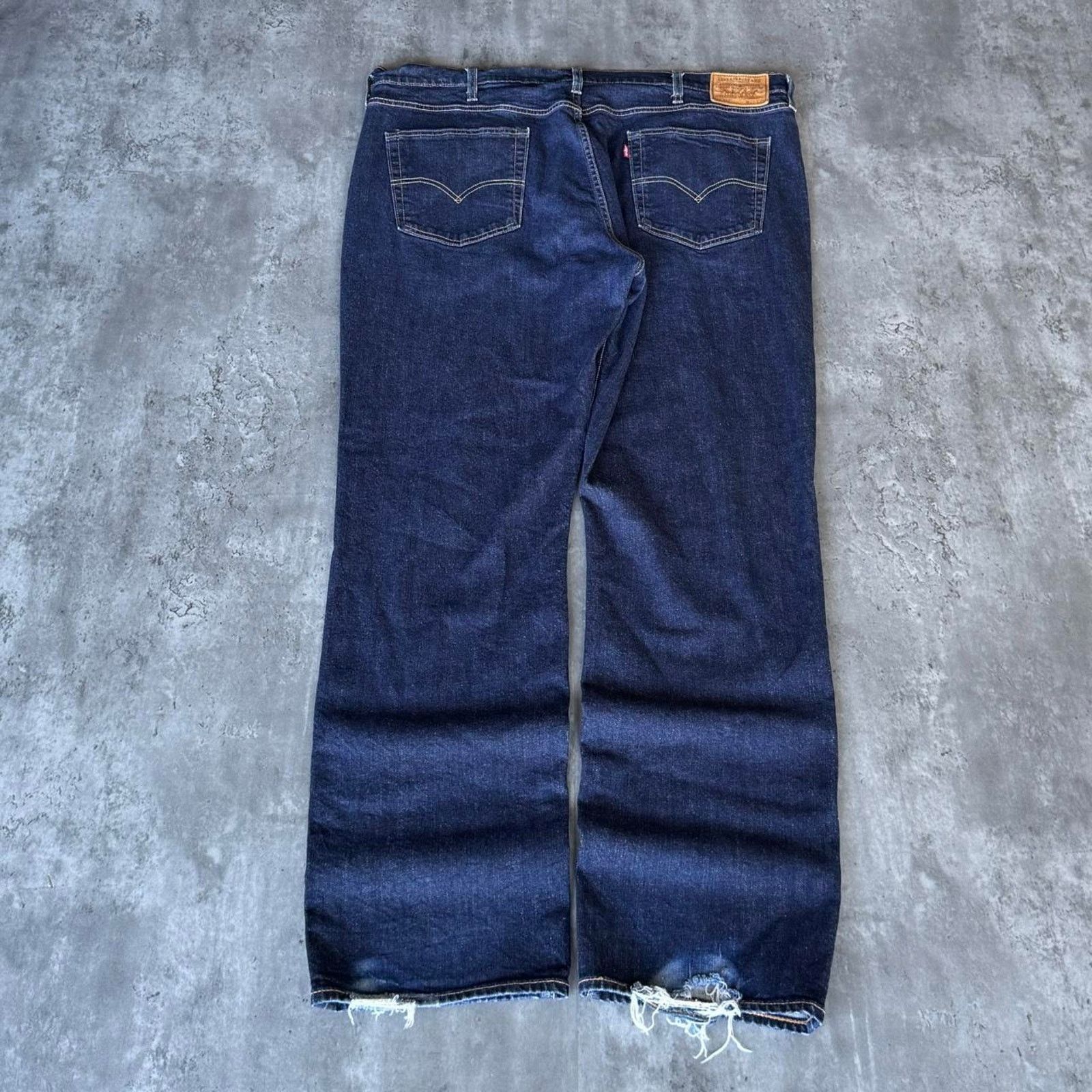 Levi's × Levi's Vintage Clothing × Vintage Vintage Y2K Levi’s 514 Baggy Grunge Opium Blue Denim Jeans Size US 42 / EU 58 - 1 Thumbnail