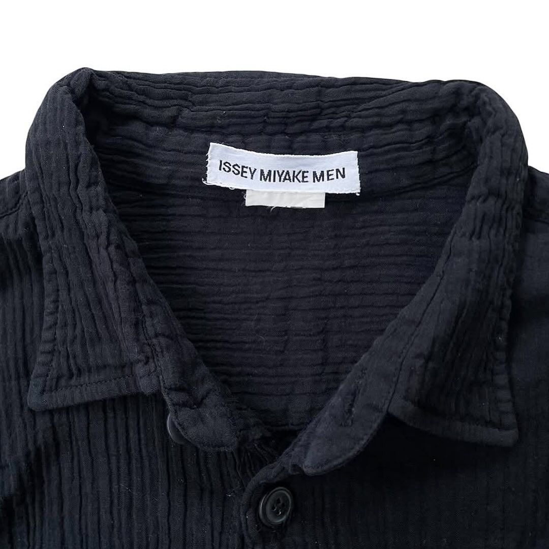 Issey Miyake Archive Vintage ISSEY MIYAKE MAN Pleated Shirt Button Up Size US L / EU 52-54 / 3 - 6 Thumbnail