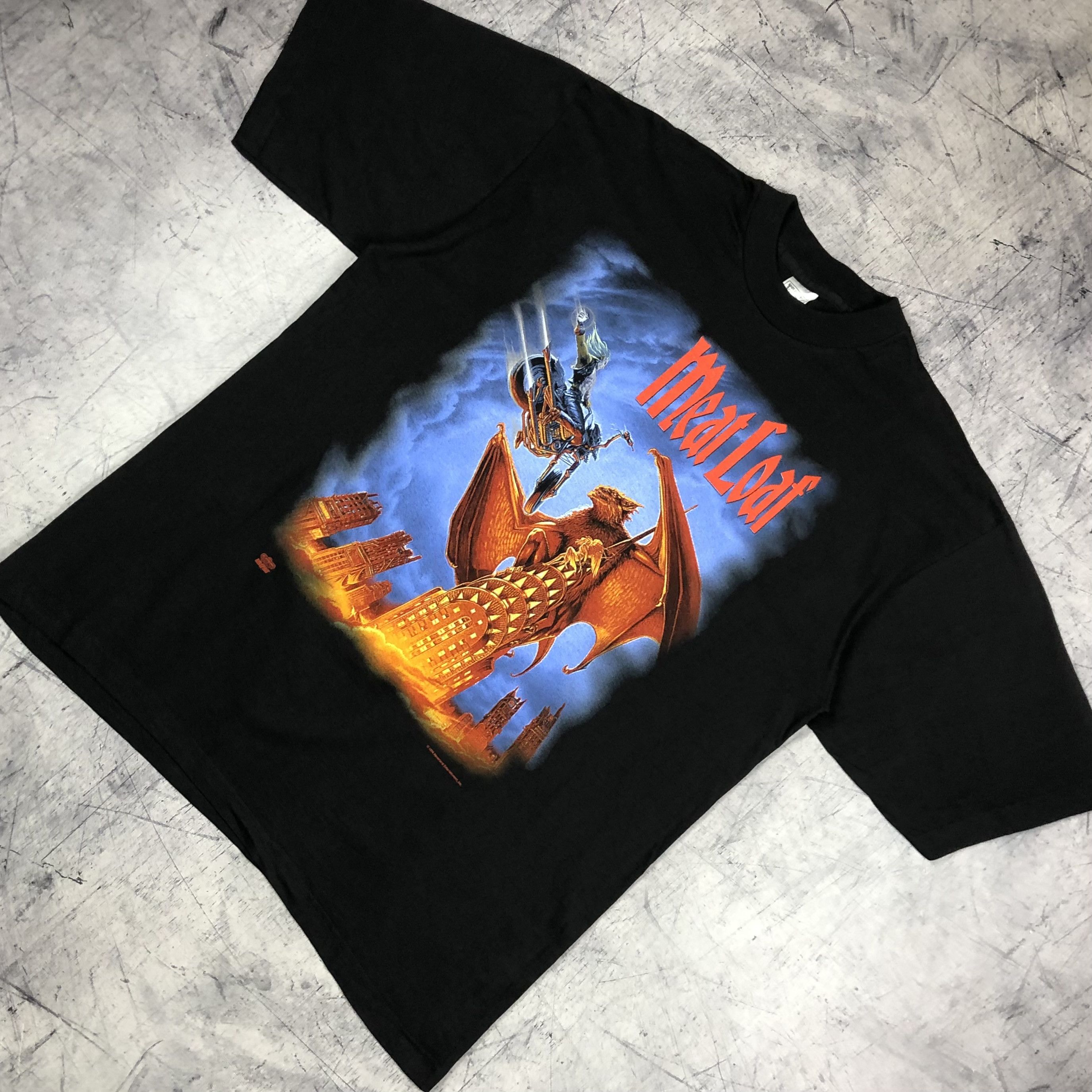 Band Tees 90s Meat Loaf World Tour Winterland Tee Size US XL / EU 56 / 4 - 2 Thumbnail