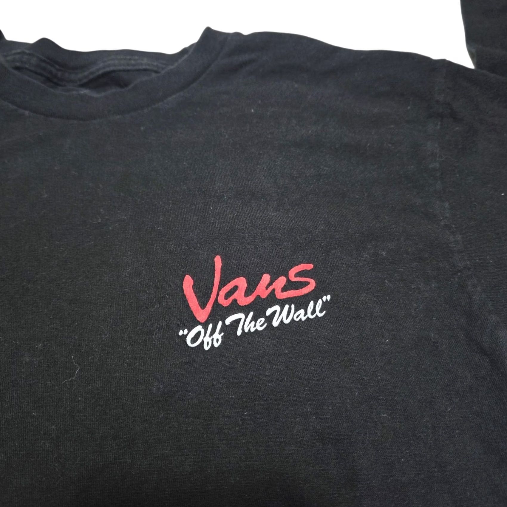 Vans VANS Skateboard Long Sleeve T-Shirt Black Red Flowers On Back Men S Size Small Size US S / EU 44-46 / 1 - 4 Thumbnail