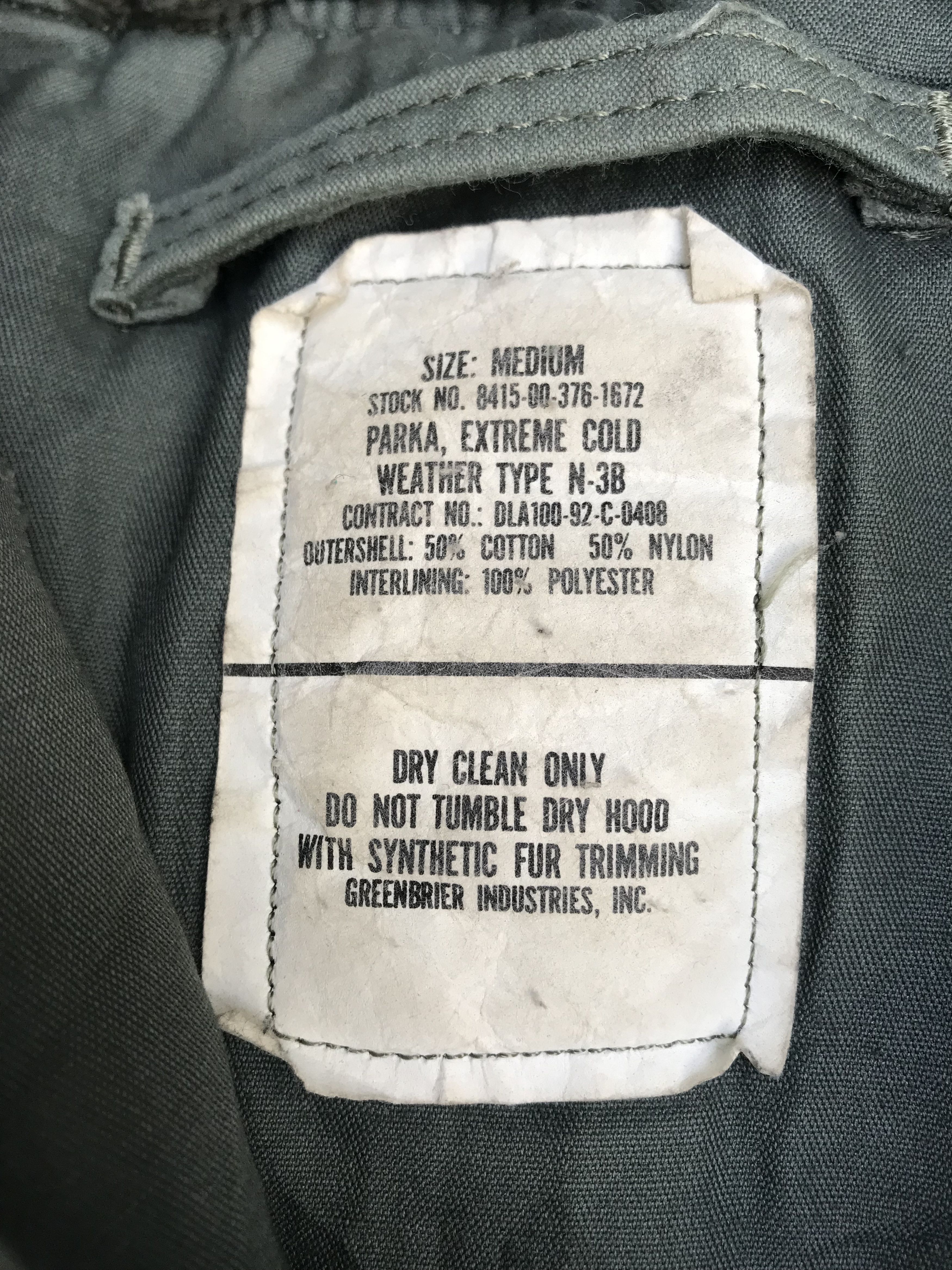 Other Vintage US ARMY EXTREME COLD PARKA Size US L / EU 52-54 / 3 - 1 Thumbnail