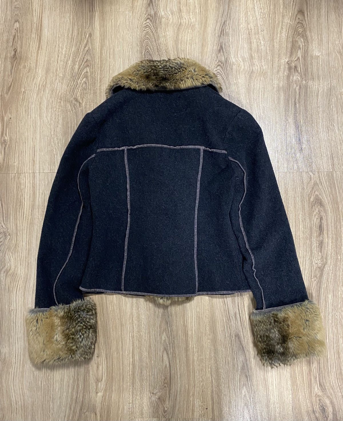 Hysteric Glamour Gothic Japan y2k Sweater LGB if Six Was Nine Vibe Faux Fur Size S / US 4 / IT 40 - 8 Thumbnail