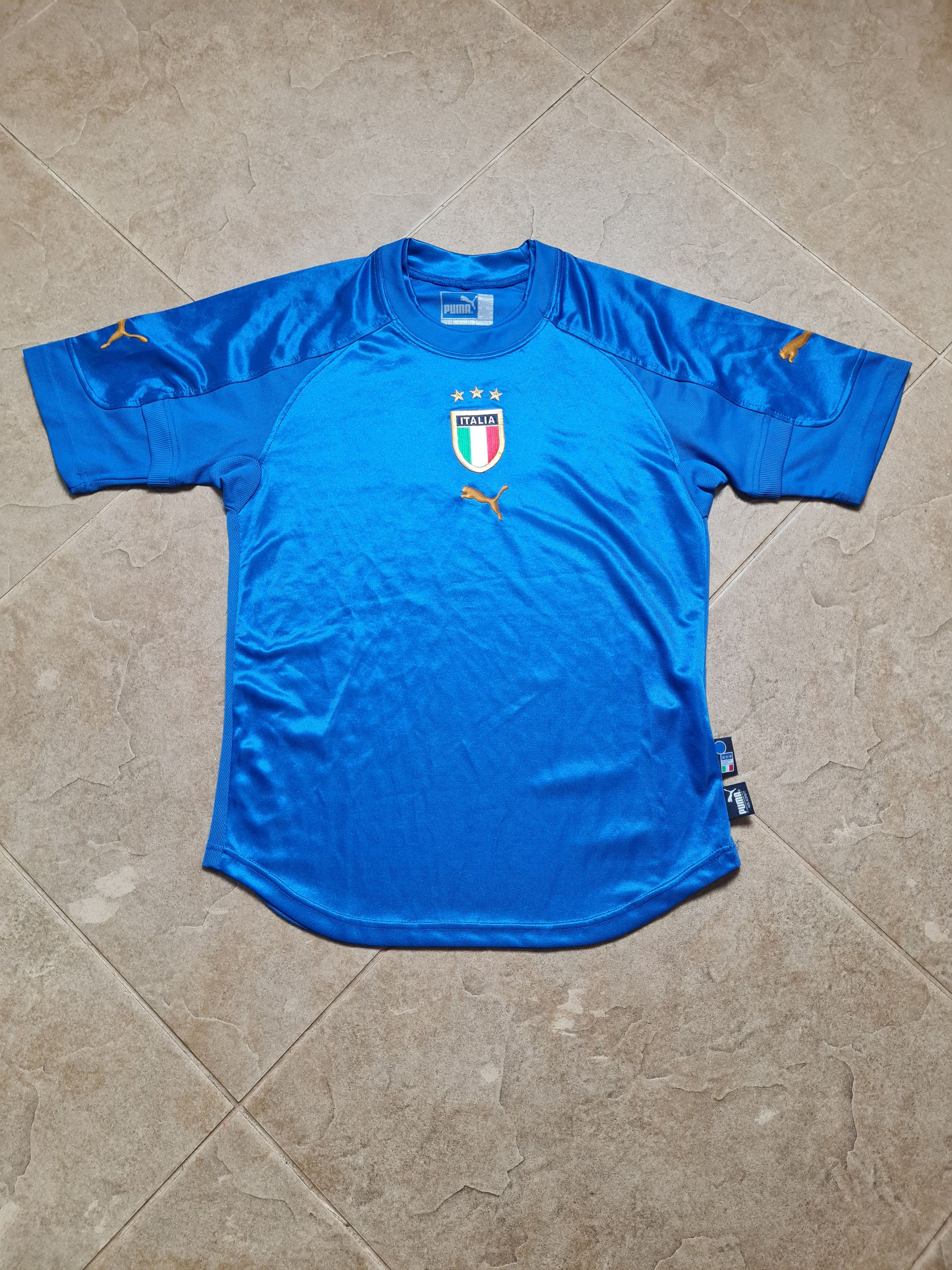 Puma Italy 2004-2006 Home Football Shirt PumaTrikot Maglia Size US XS / EU 42 / 0 - 7 Thumbnail