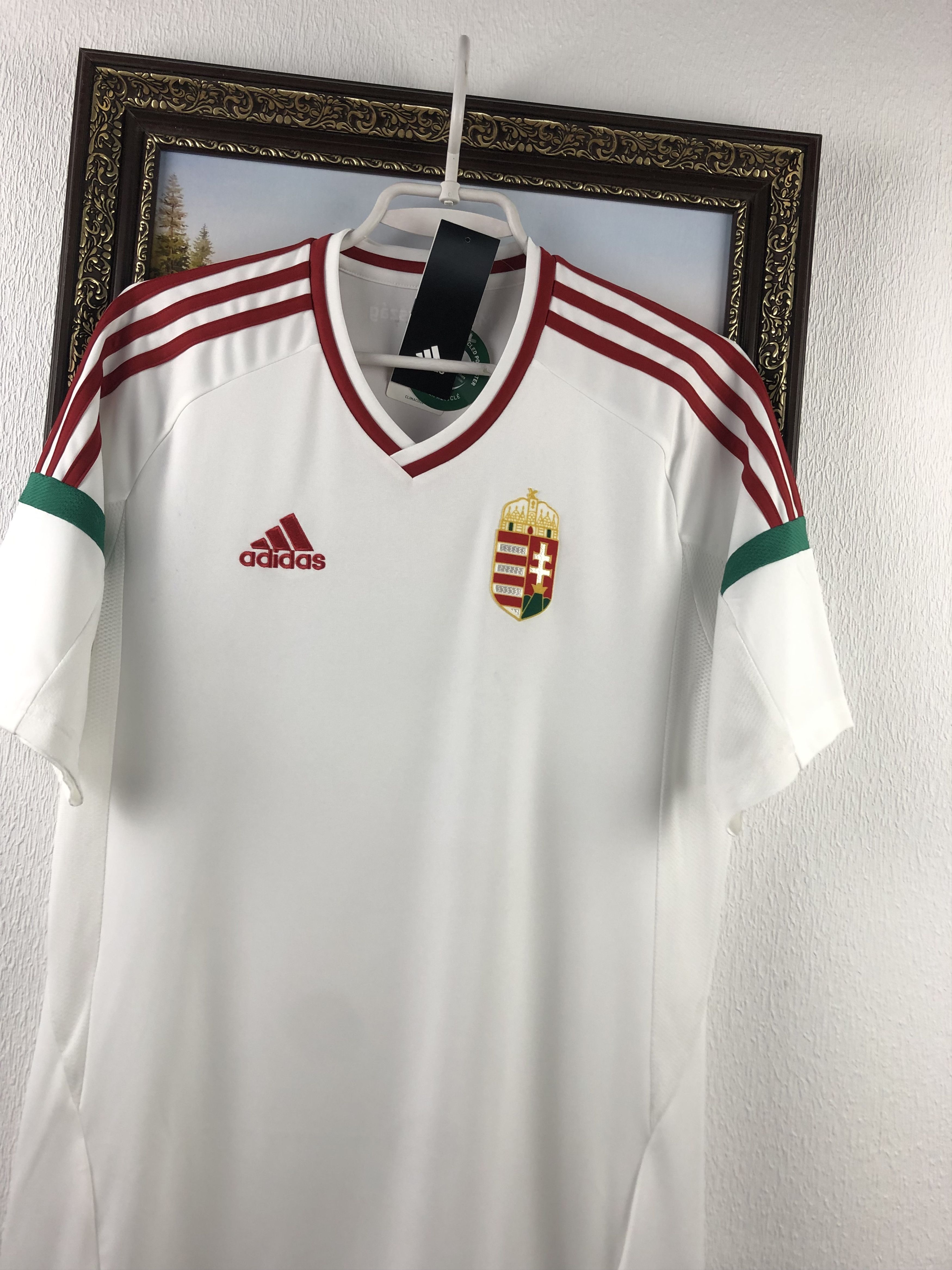 Adidas Hungary football shirt Soccer Jersey New Trikot Tee Hype Size US S / EU 44-46 / 1 - 4 Thumbnail