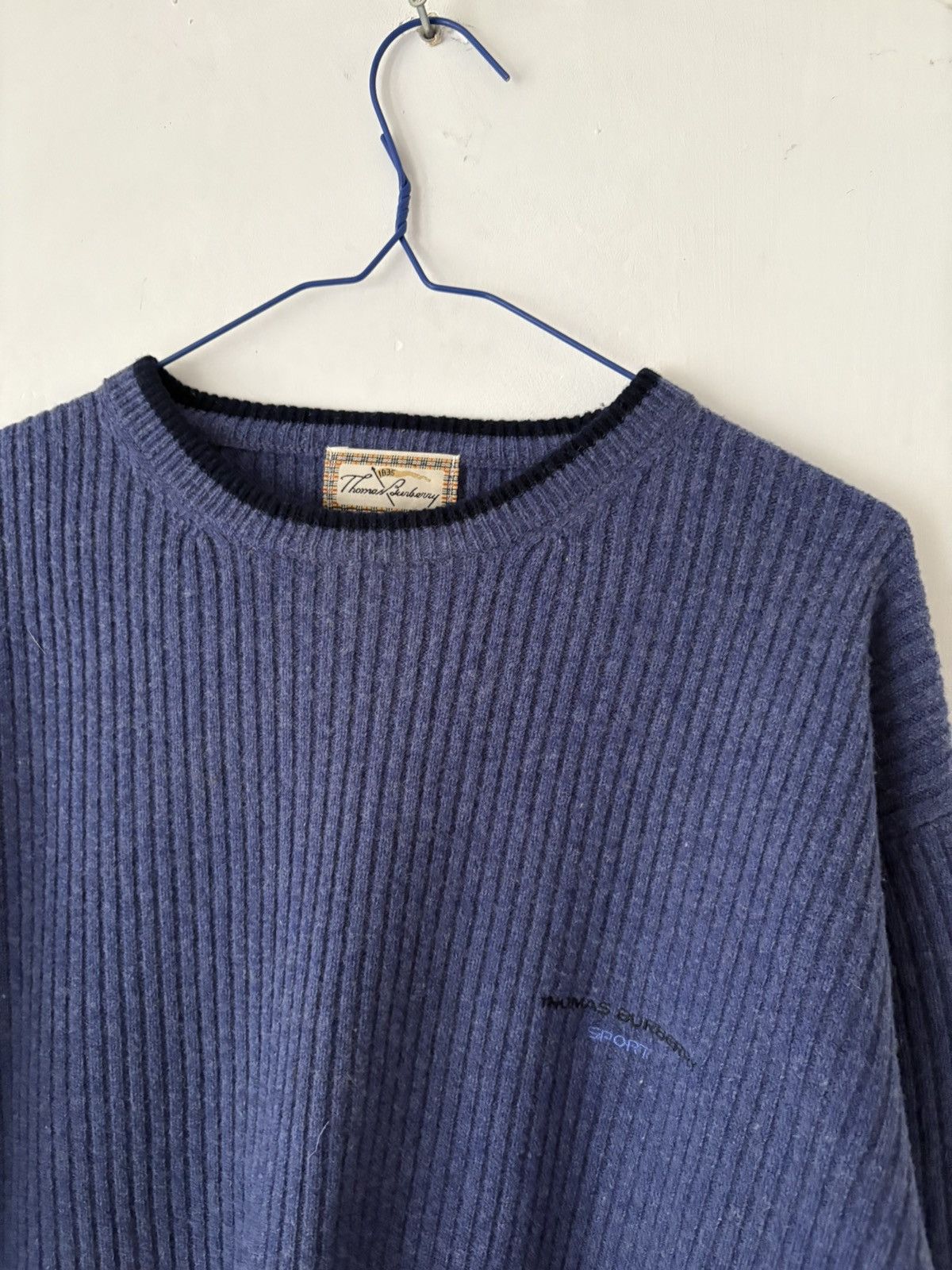 Burberry Thomas Burberry Vintage Wool Sweater Size US M / EU 48-50 / 2 - 4 Thumbnail