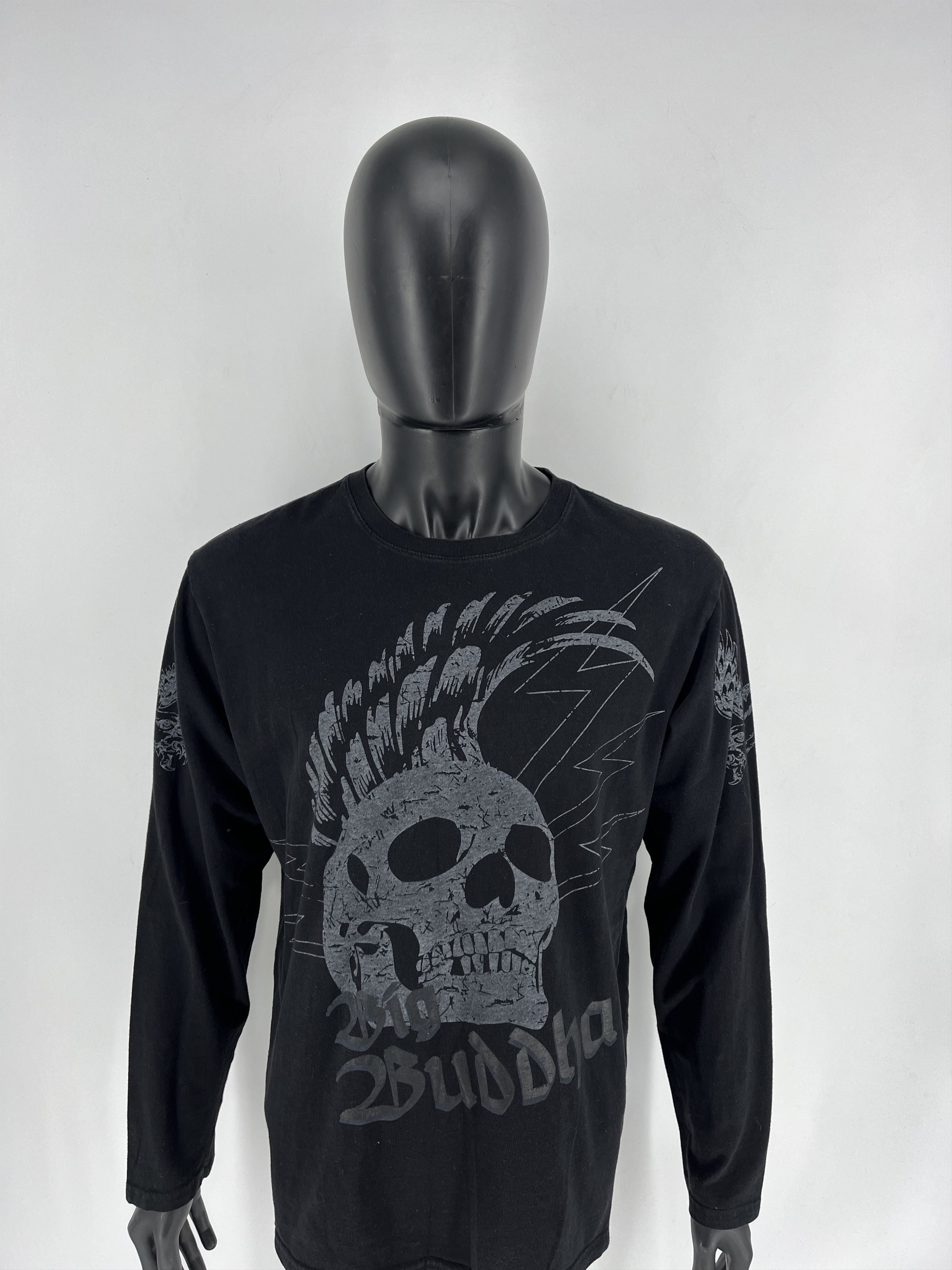 Band Tees Buddha Skulls Vintage Long Sleeve Shirt Size XL Size US XL / EU 56 / 4 - 5 Thumbnail