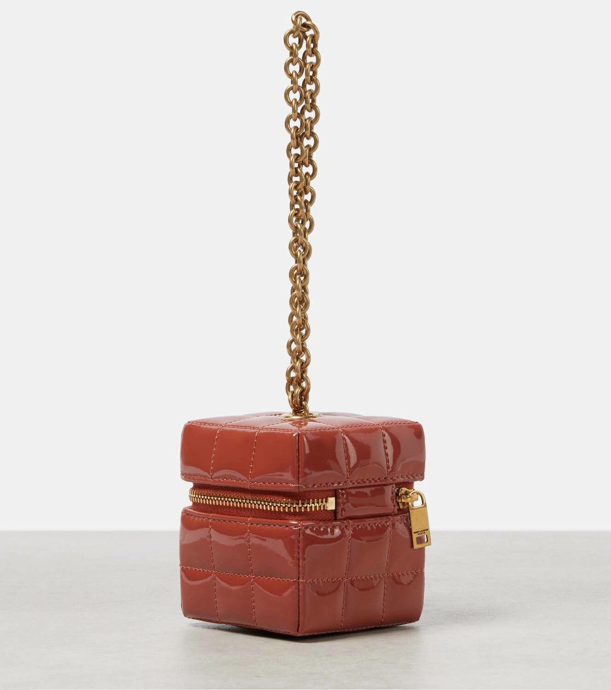 Saint Laurent Paris o1w1db10726 773592 Size: OS / Cassandre Matelassé Mini Cube Size ONE SIZE - 3 Thumbnail