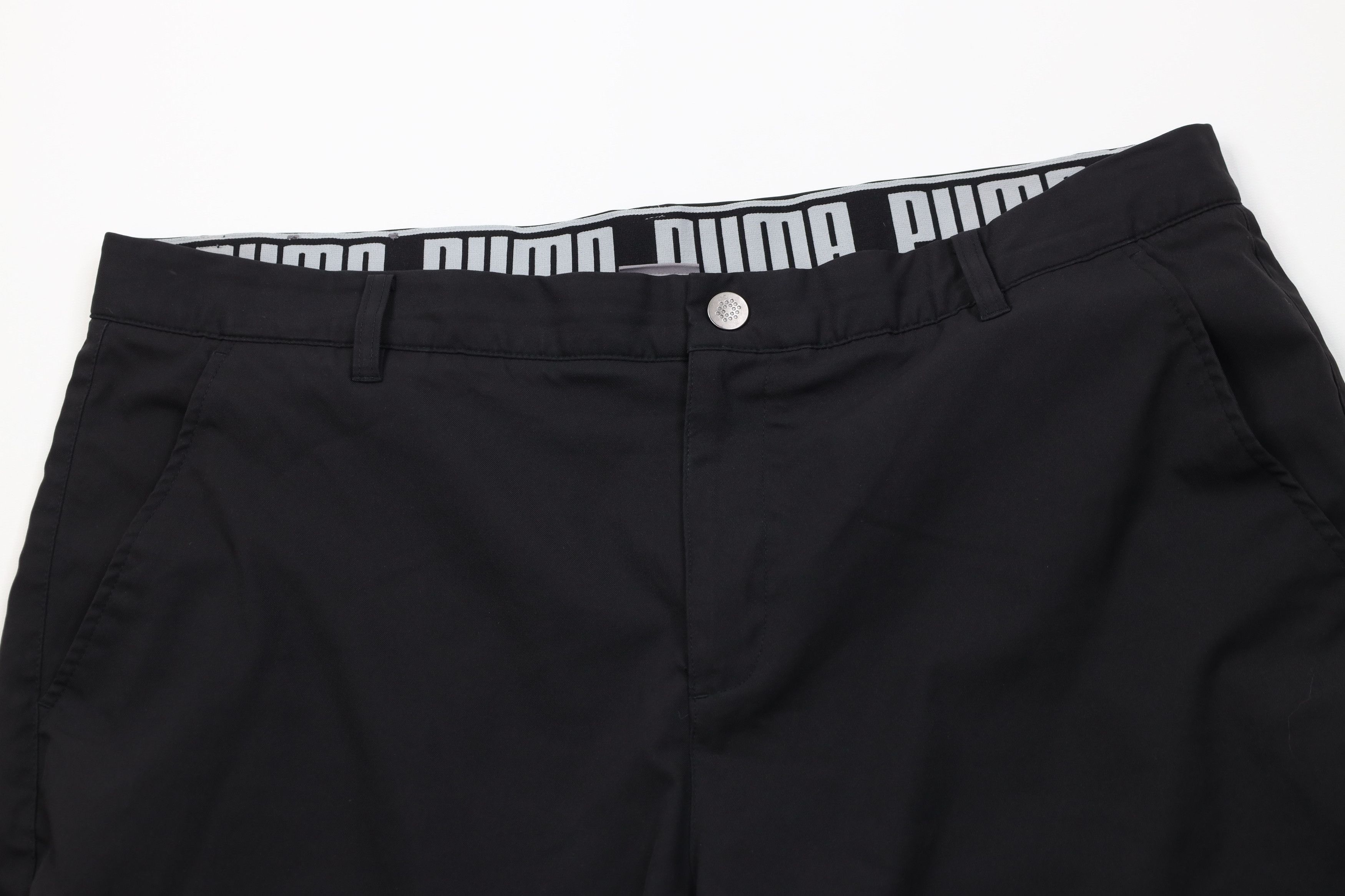 Puma Puma Golf Front Tech Golfing Chino Shorts Black Polyester Size US 40 / EU 56 - 2 Thumbnail